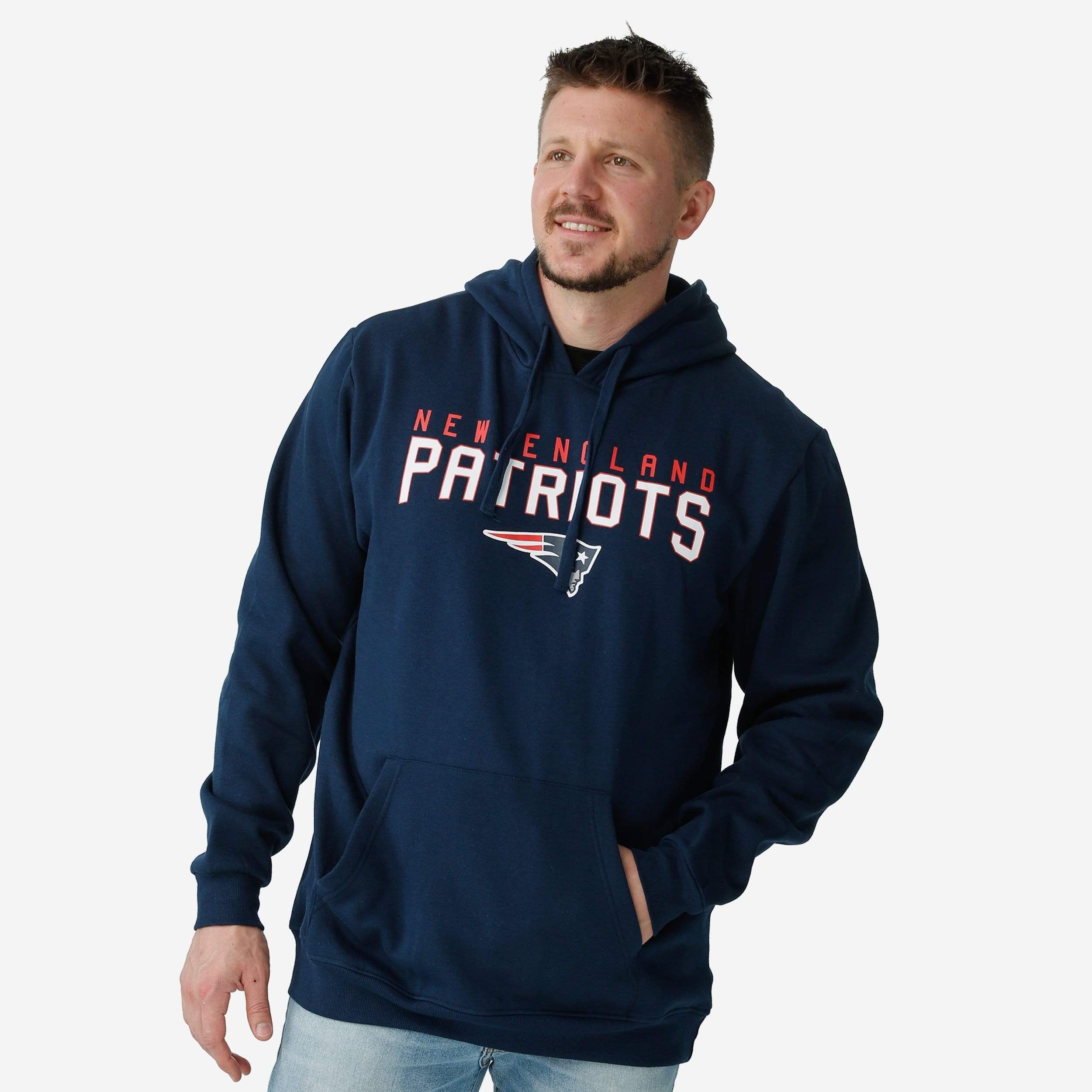 New England Patriots Solid Hoodie