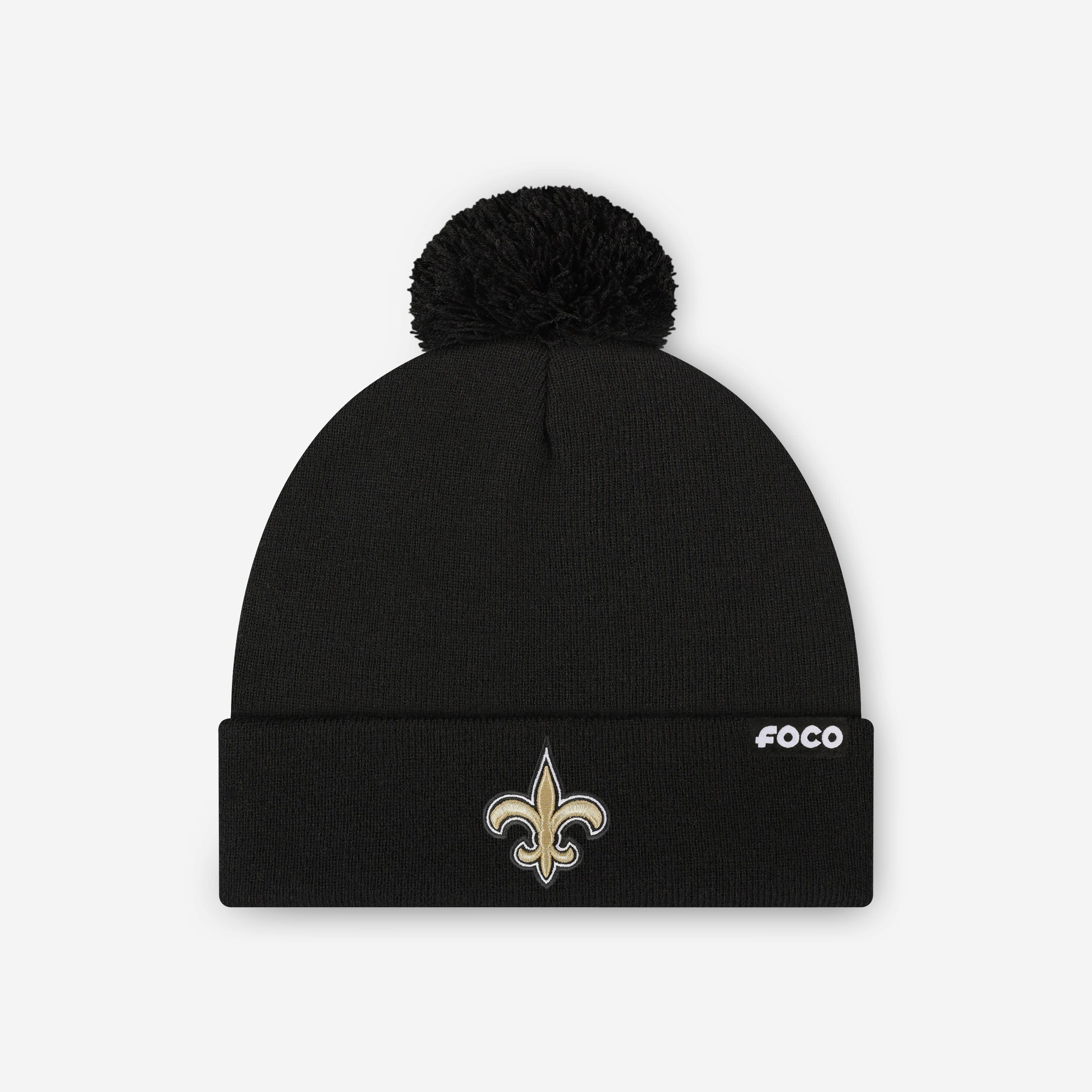New Orleans Saints Basic Primary Logo Pom Beanie
