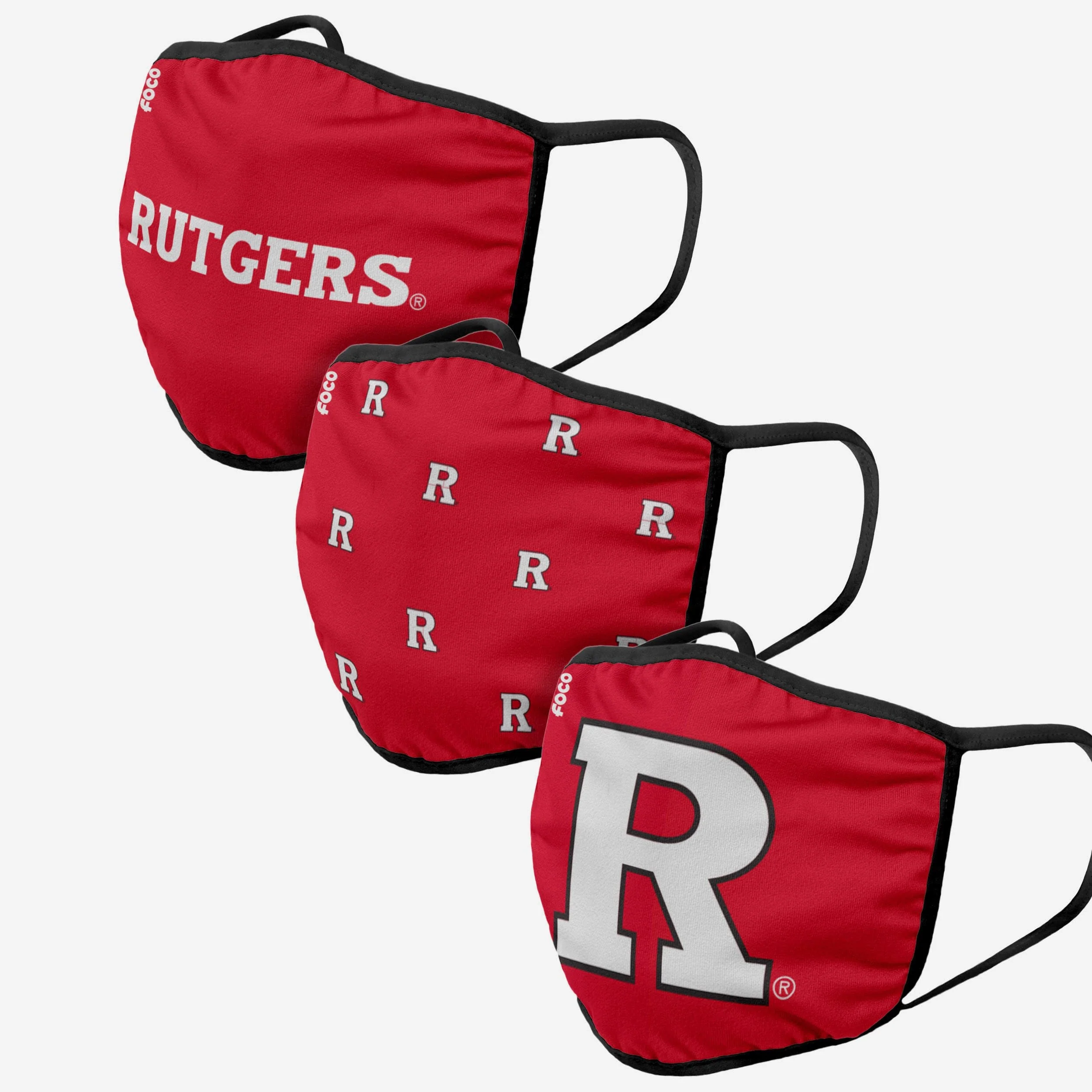 Rutgers Scarlet Knights 3 Pack Face Cover