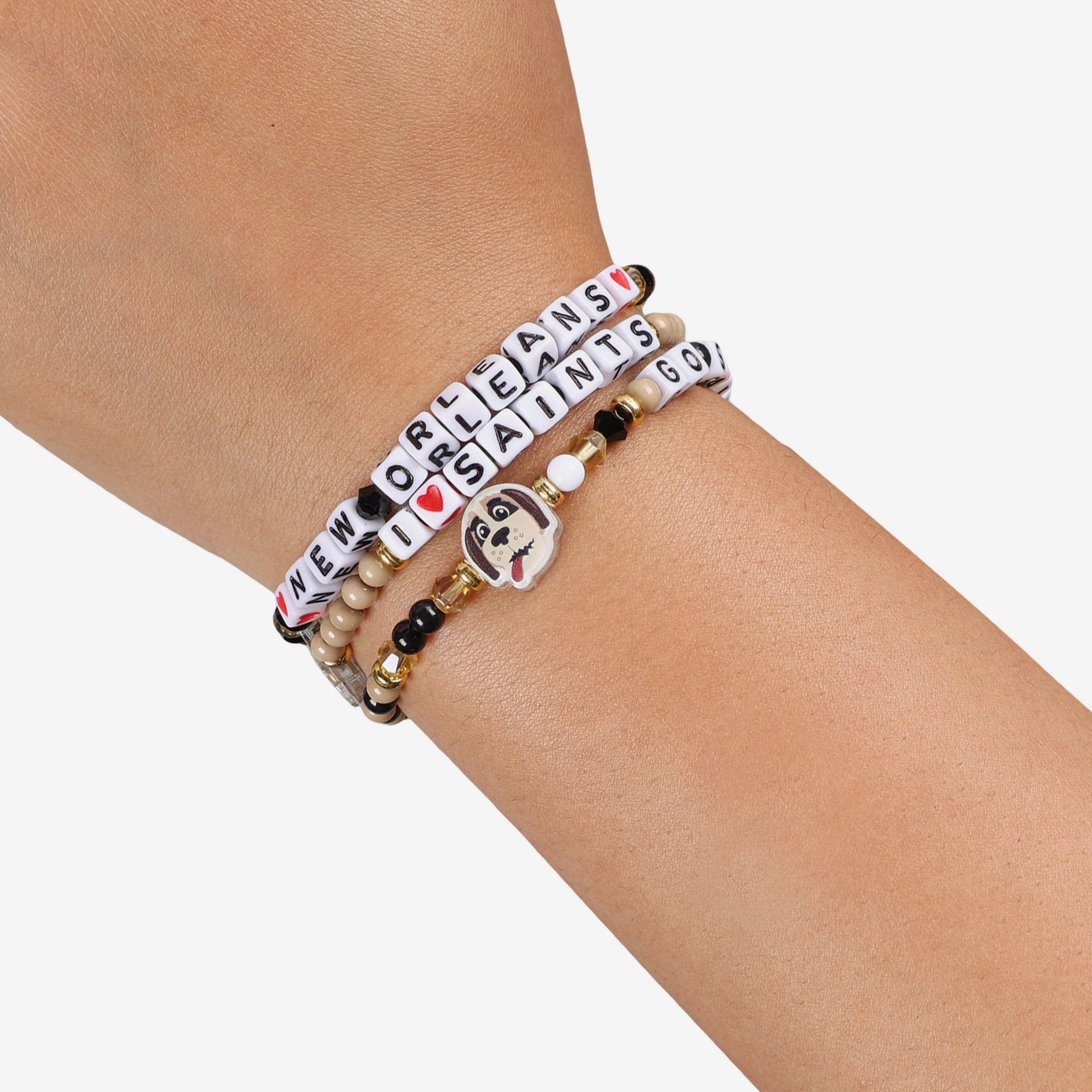 New Orleans Saints 3 Pack Friendship Bracelet 4 New Orleans Saints 3 Pack Friendship Bracelet