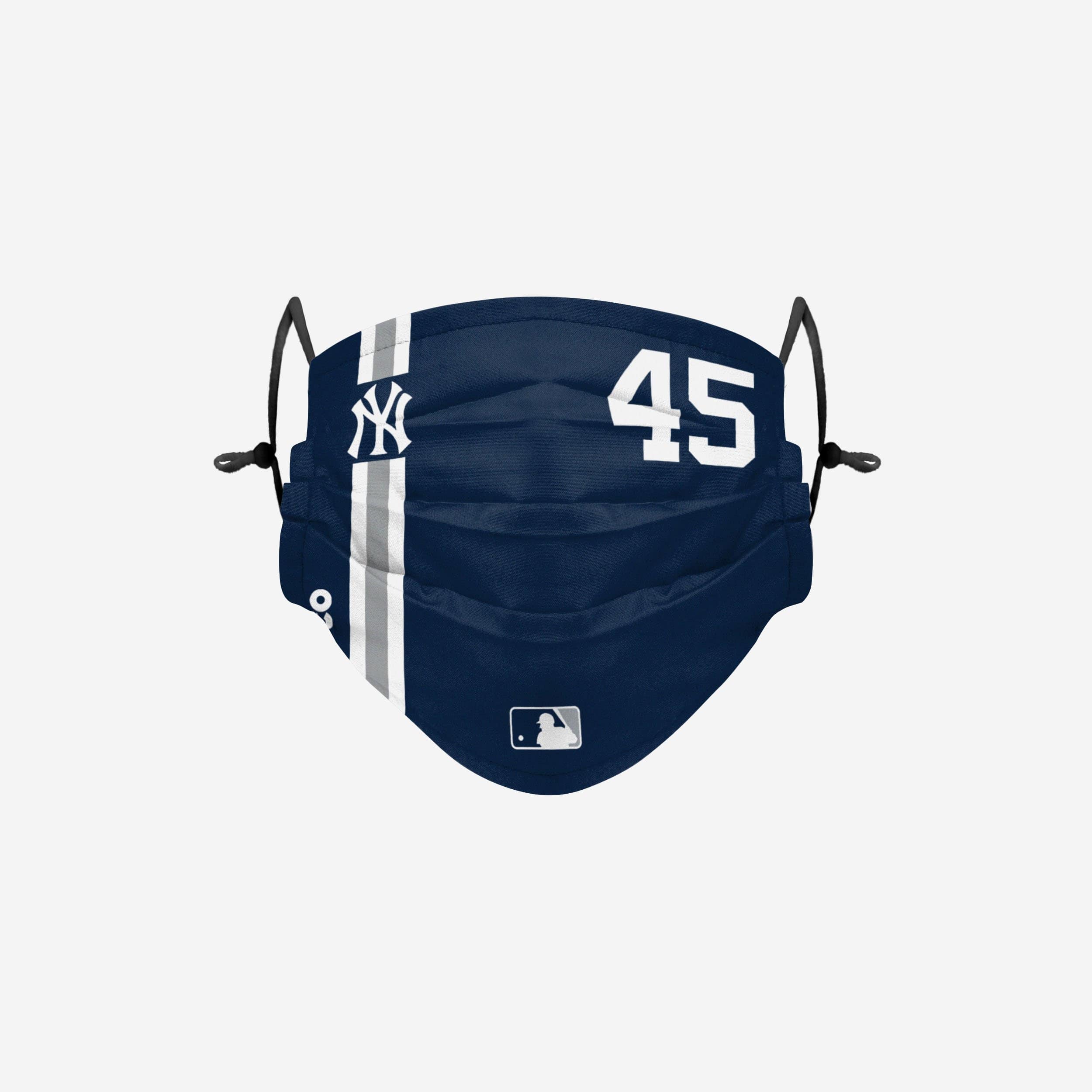 Gerrit Cole New York Yankees On-Field Adjustable Navy Face Cover 1 Gerrit Cole New York Yankees On-Field Adjustable Navy Face Cover