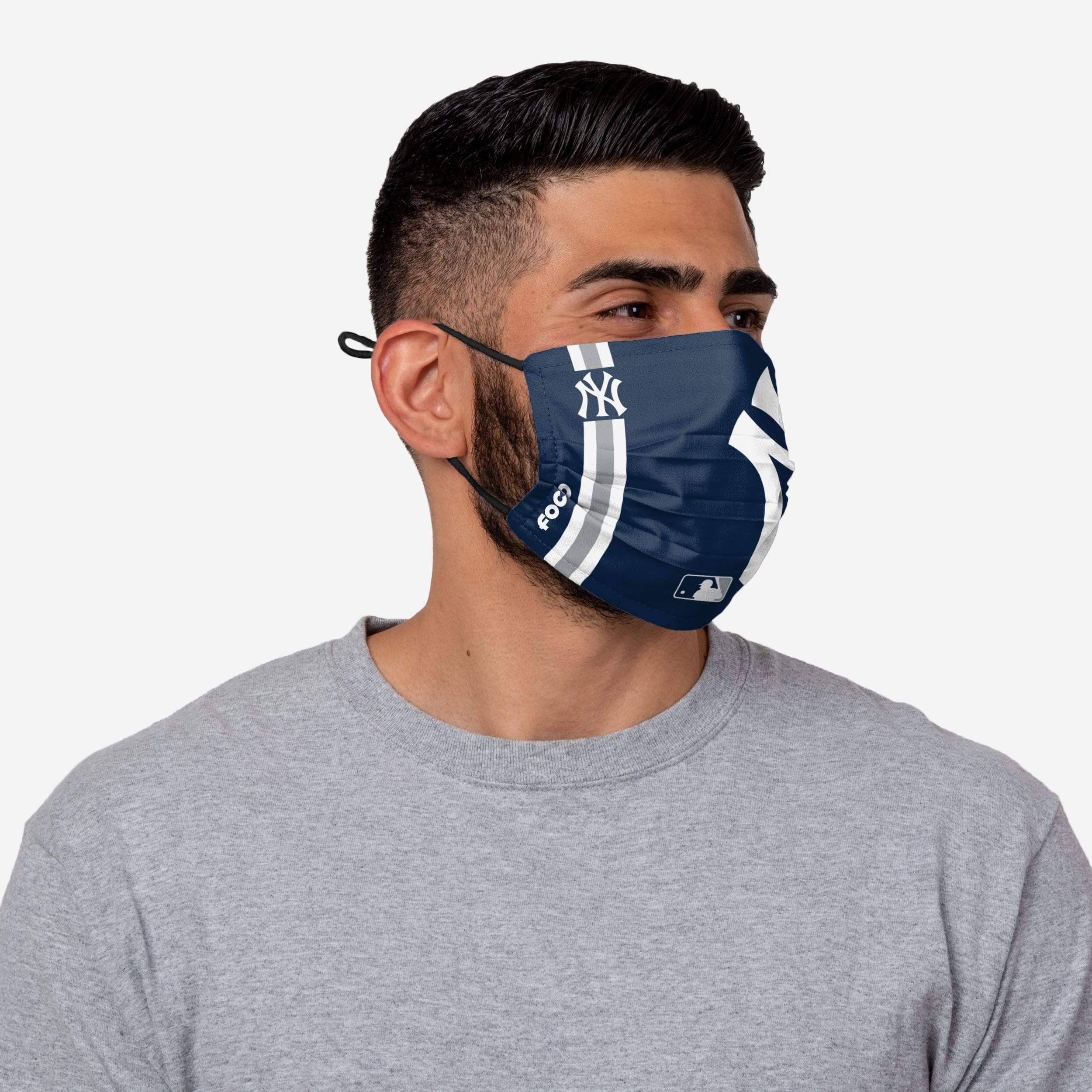 New York Yankees On-Field Adjustable Navy Face Cover 2 New York Yankees On-Field Adjustable Navy Face Cover