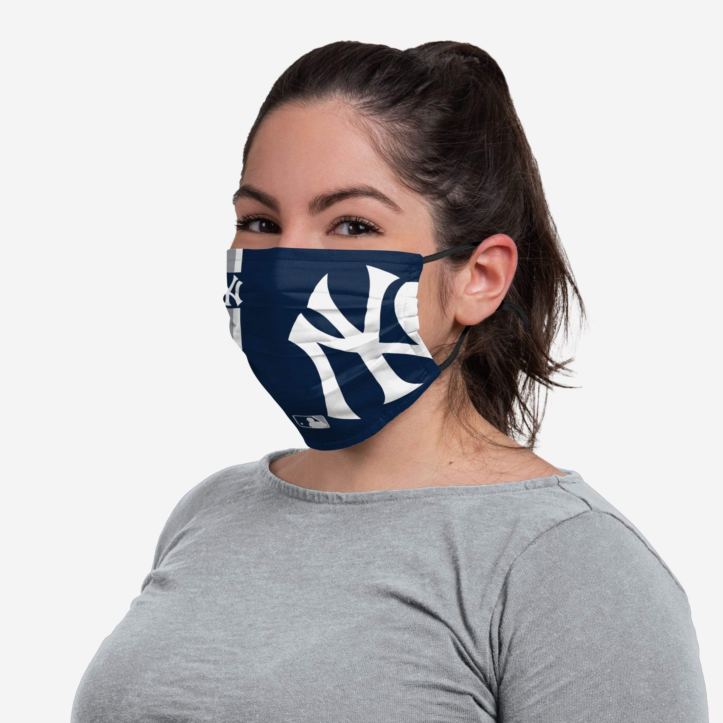 New York Yankees On-Field Adjustable Navy Face Cover 3 New York Yankees On-Field Adjustable Navy Face Cover