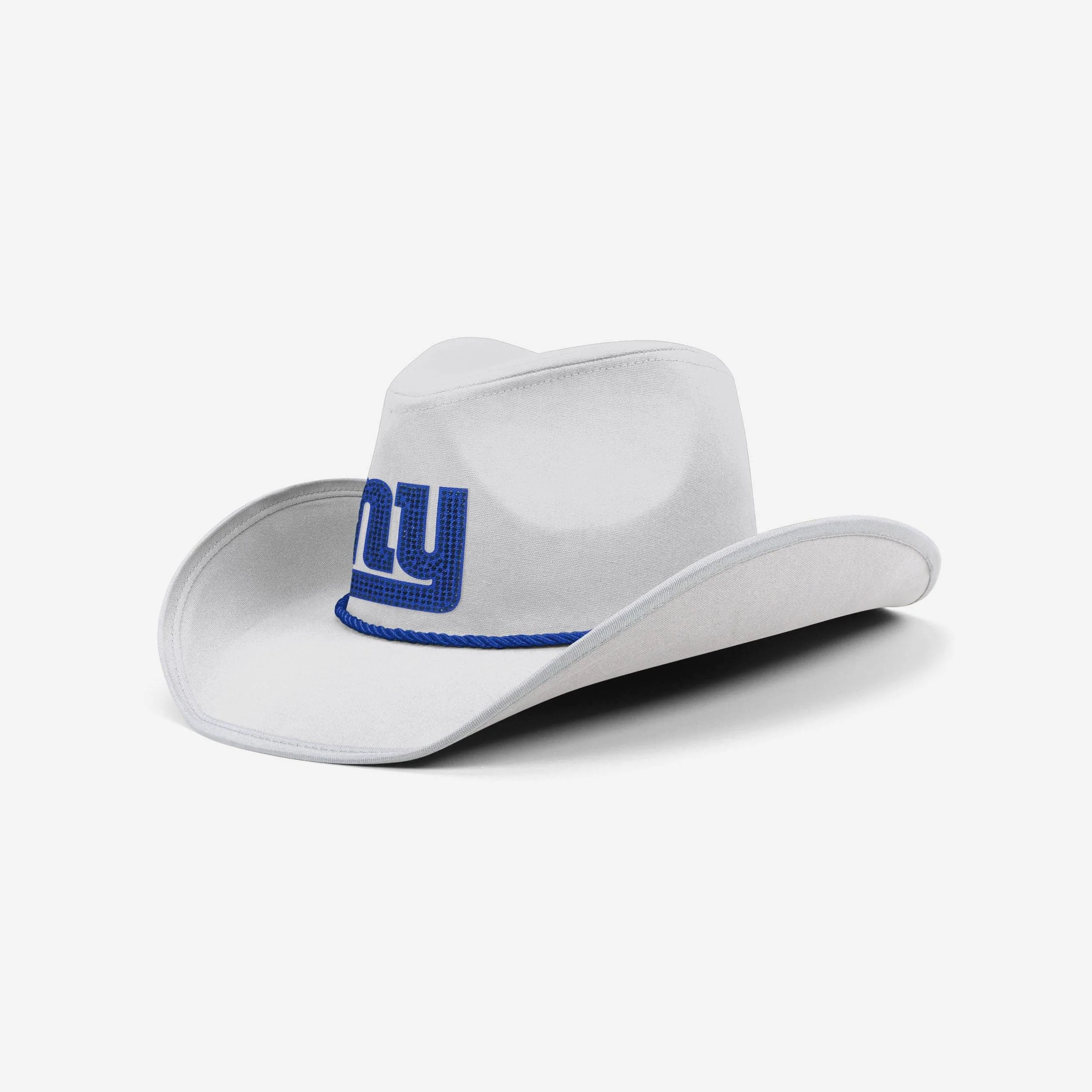 New York Giants White Rhinestone Logo Cowboy Hat
