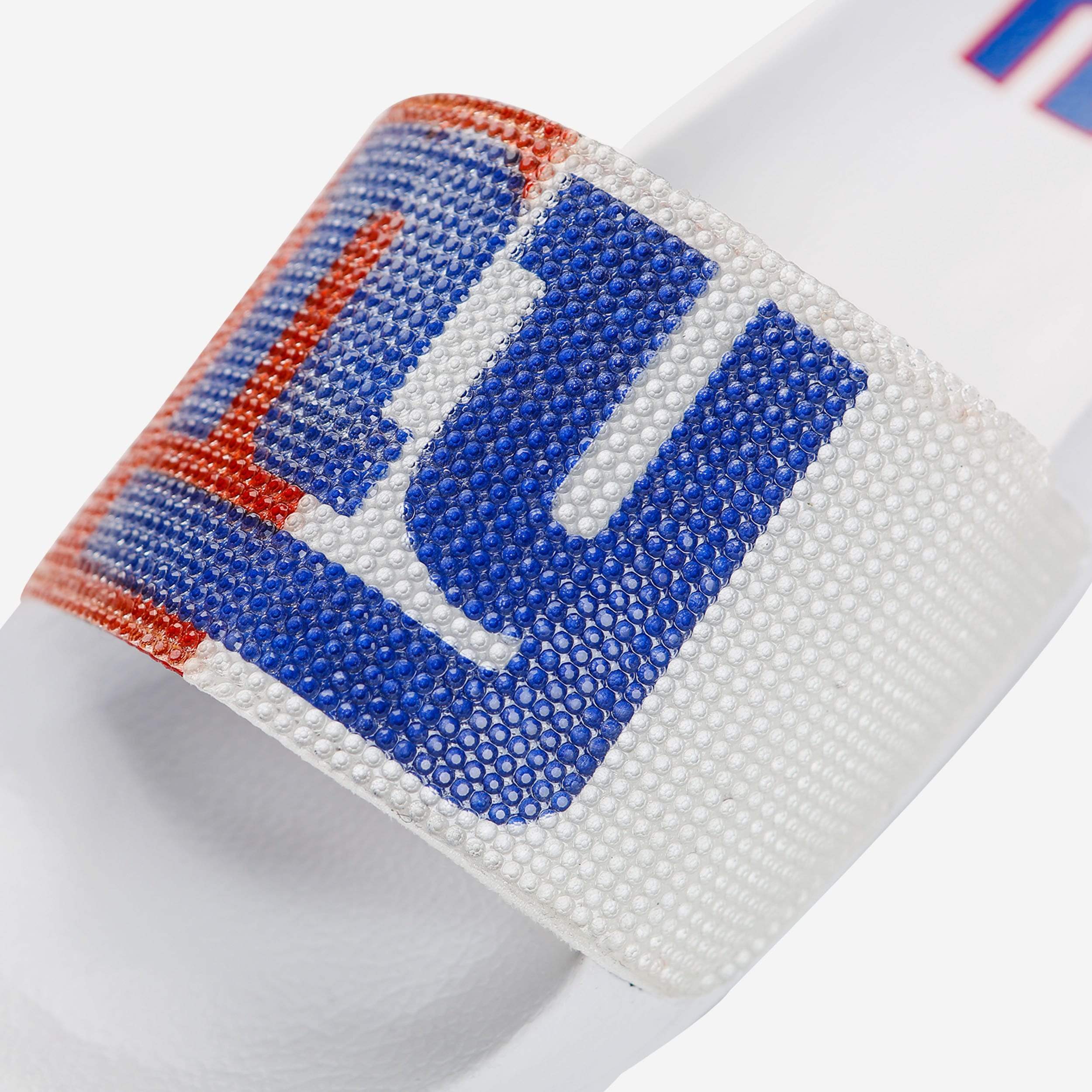 New York Giants Womens Big Logo Shimmer Slide 2 New York Giants Womens Big Logo Shimmer Slide