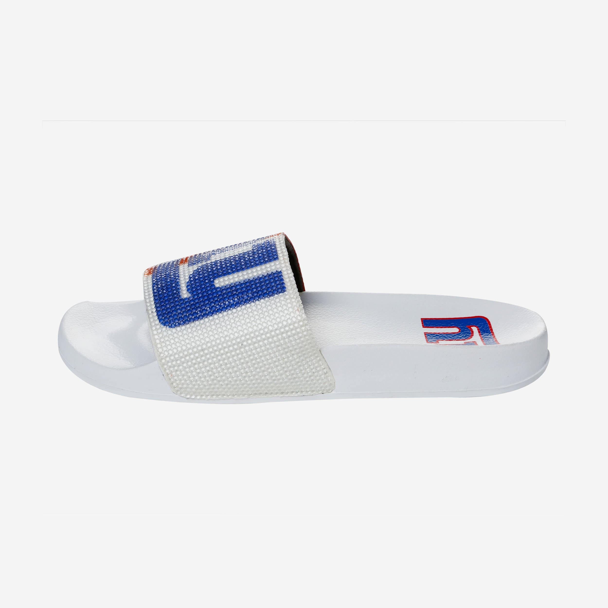New York Giants Womens Big Logo Shimmer Slide 4 New York Giants Womens Big Logo Shimmer Slide