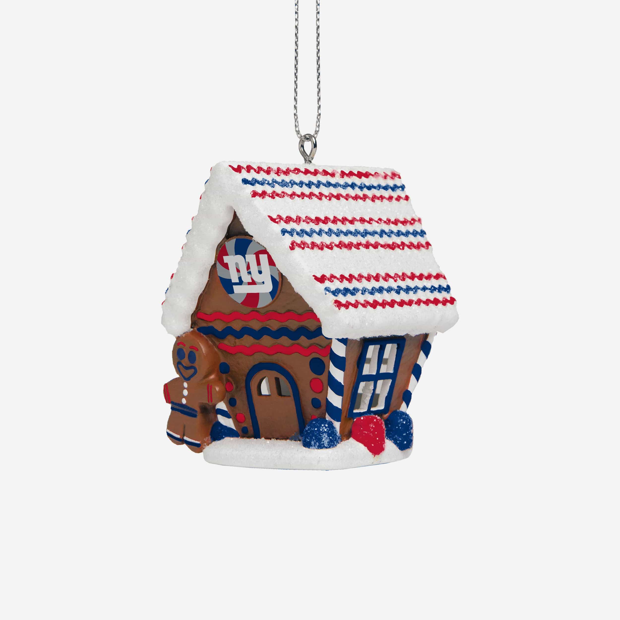 New York Giants Gingerbread House Ornament