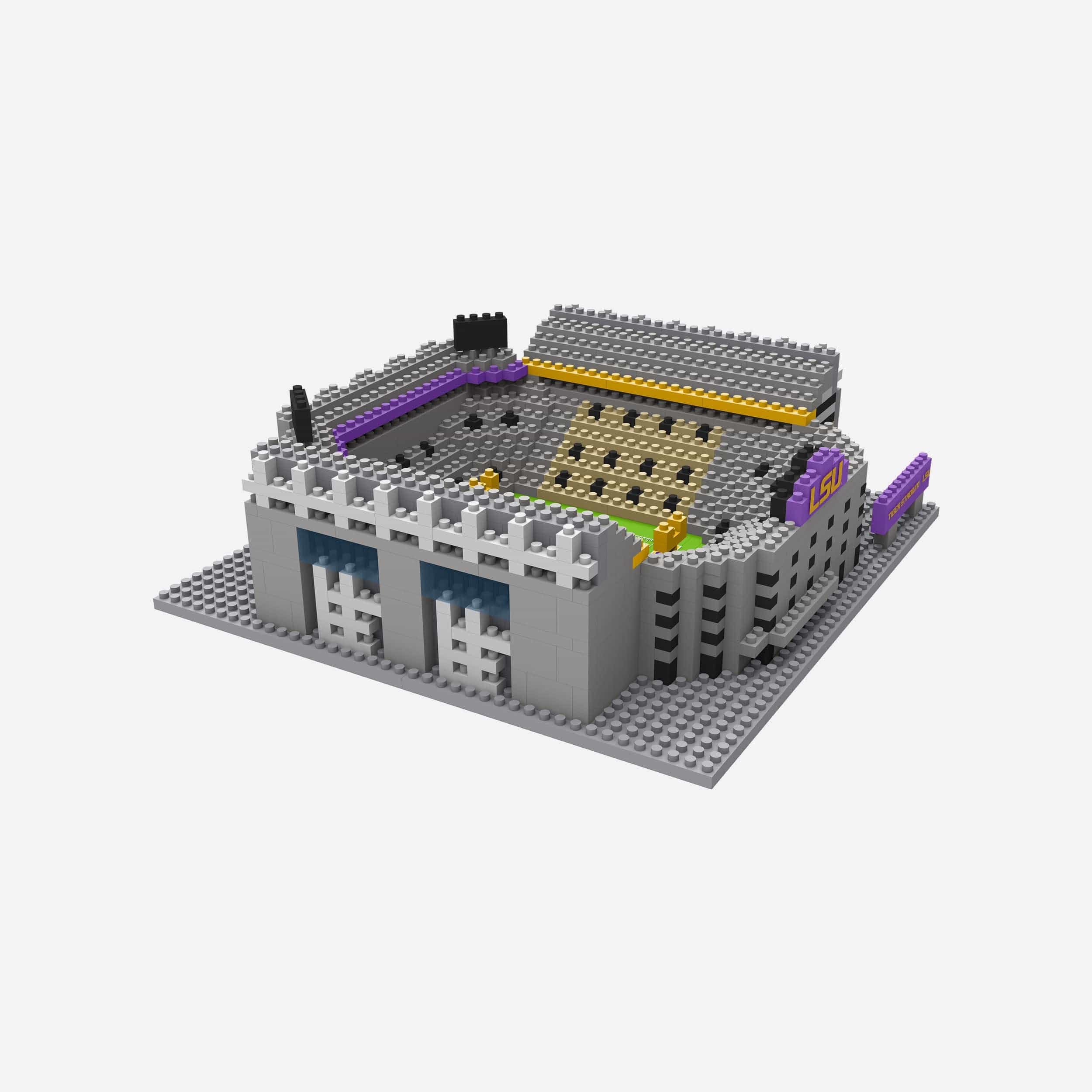 LSU Tigers Tiger Mini BRXLZ Stadium 4 LSU Tigers Tiger Mini BRXLZ Stadium