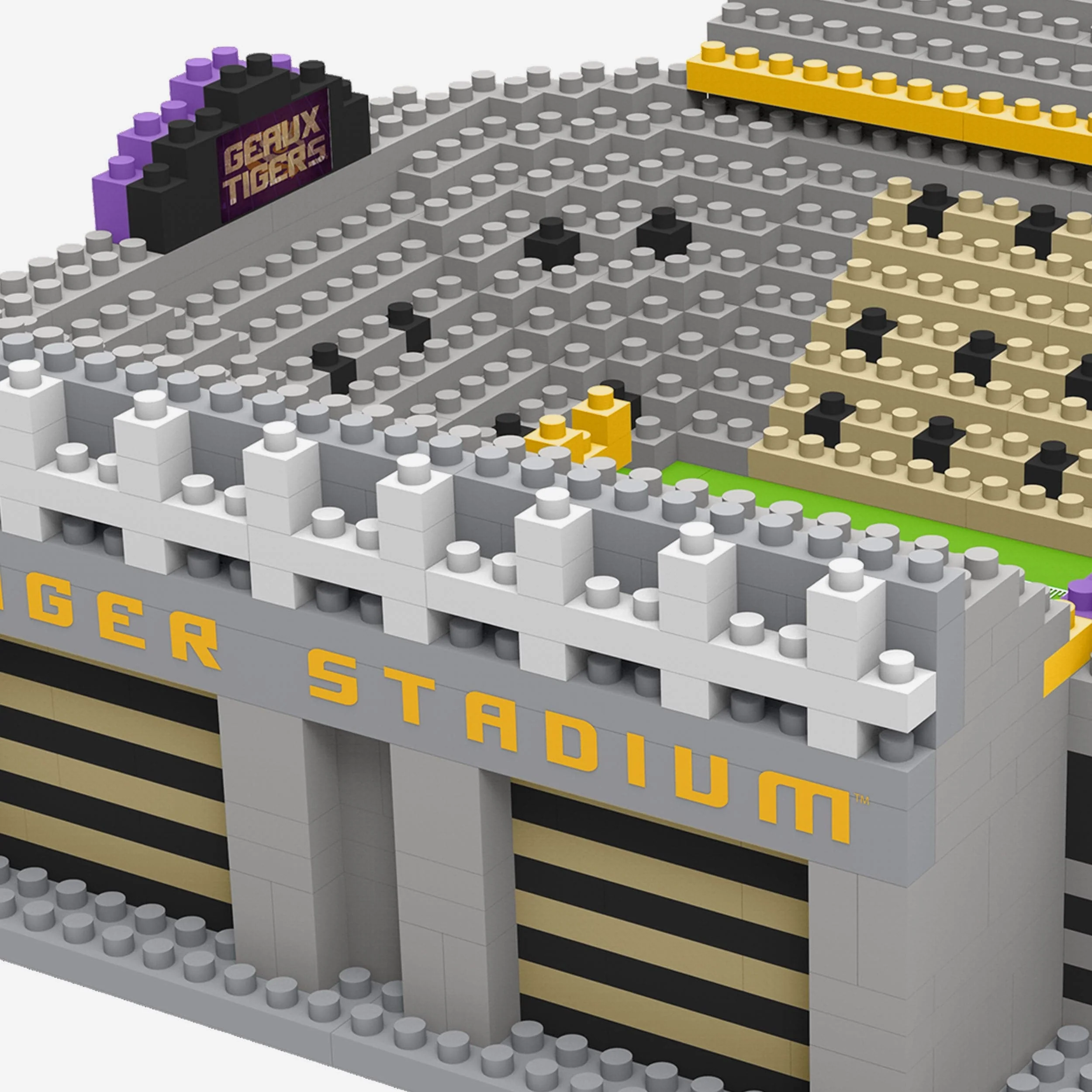 LSU Tigers Tiger Mini BRXLZ Stadium 5 LSU Tigers Tiger Mini BRXLZ Stadium