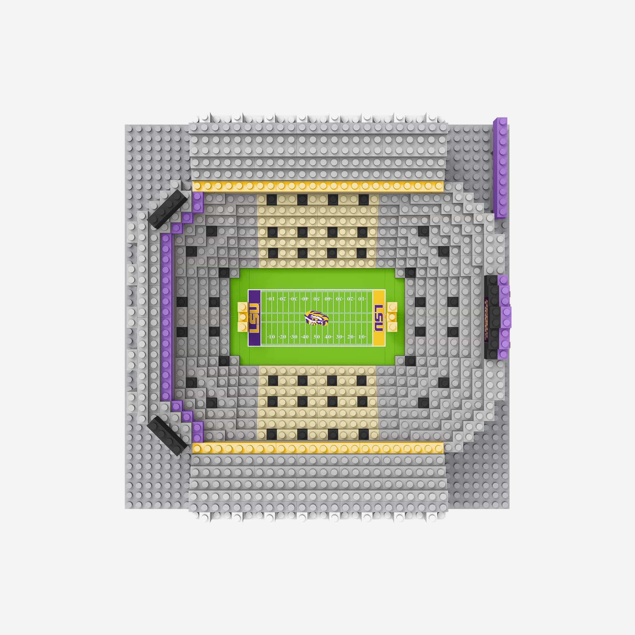 LSU Tigers Tiger Mini BRXLZ Stadium 6 LSU Tigers Tiger Mini BRXLZ Stadium