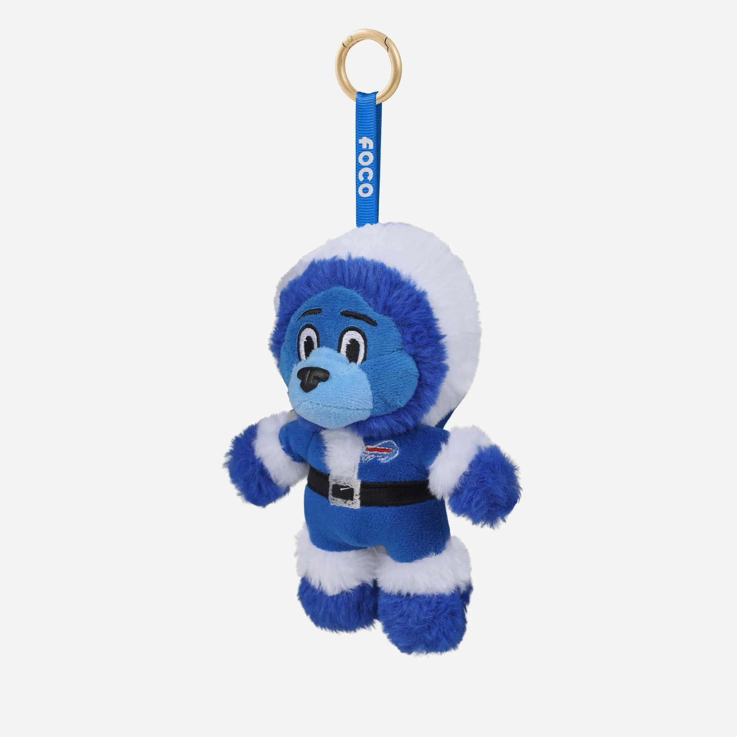 Buffalo Bills Plush Mascot Santa Bag Charm Keychain 3 Buffalo Bills Plush Mascot Santa Bag Charm Keychain
