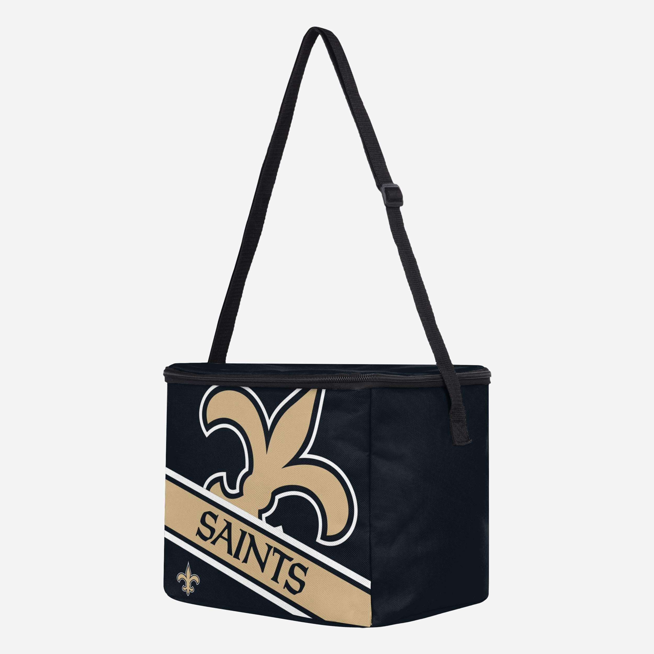 New Orleans Saints Big Logo Stripe 12 Pack Cooler 2 New Orleans Saints Big Logo Stripe 12 Pack Cooler