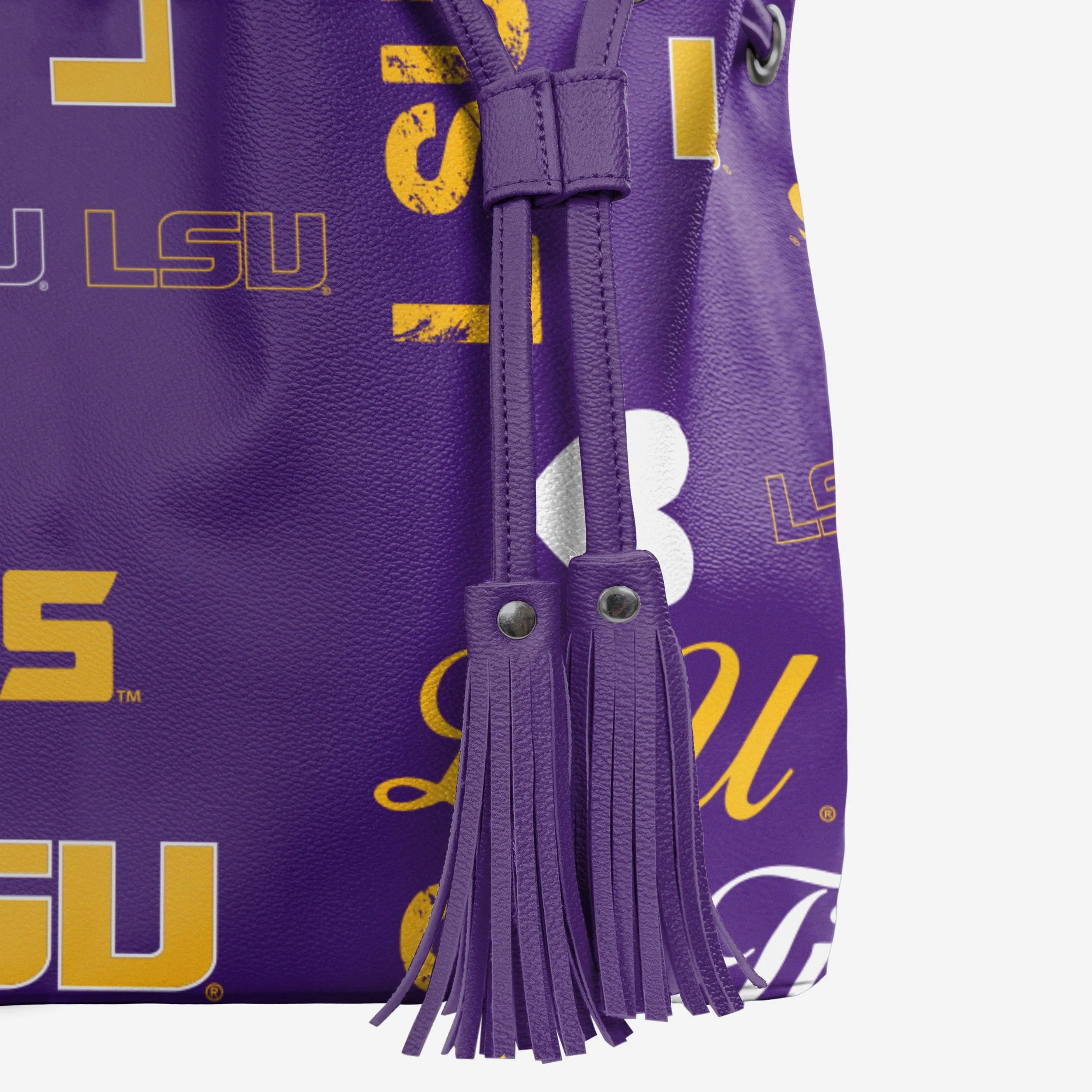 LSU Tigers Logo Love Cinch Purse 4 LSU Tigers Logo Love Cinch Purse