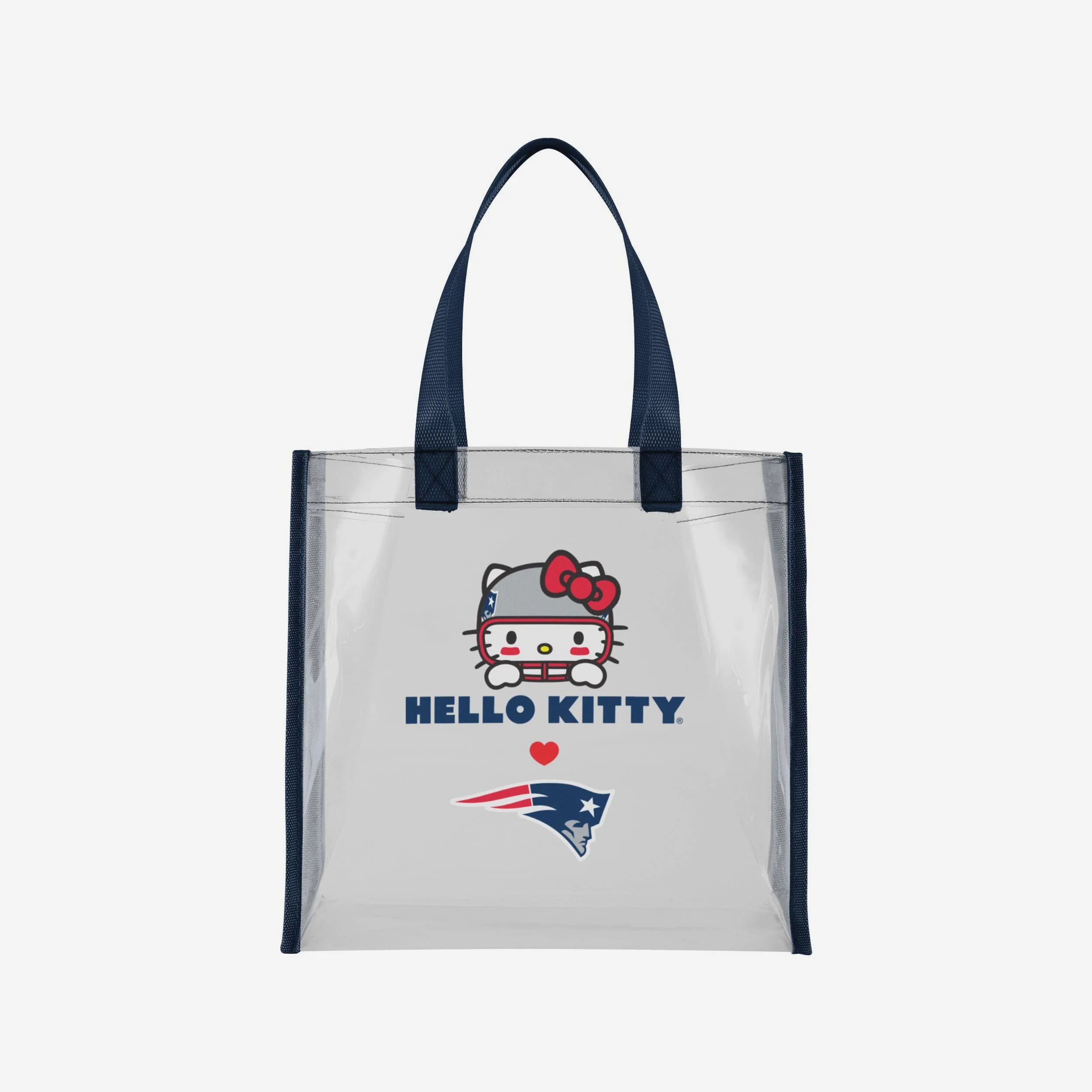 New England Patriots Hello Kitty® Clear Tote Bag