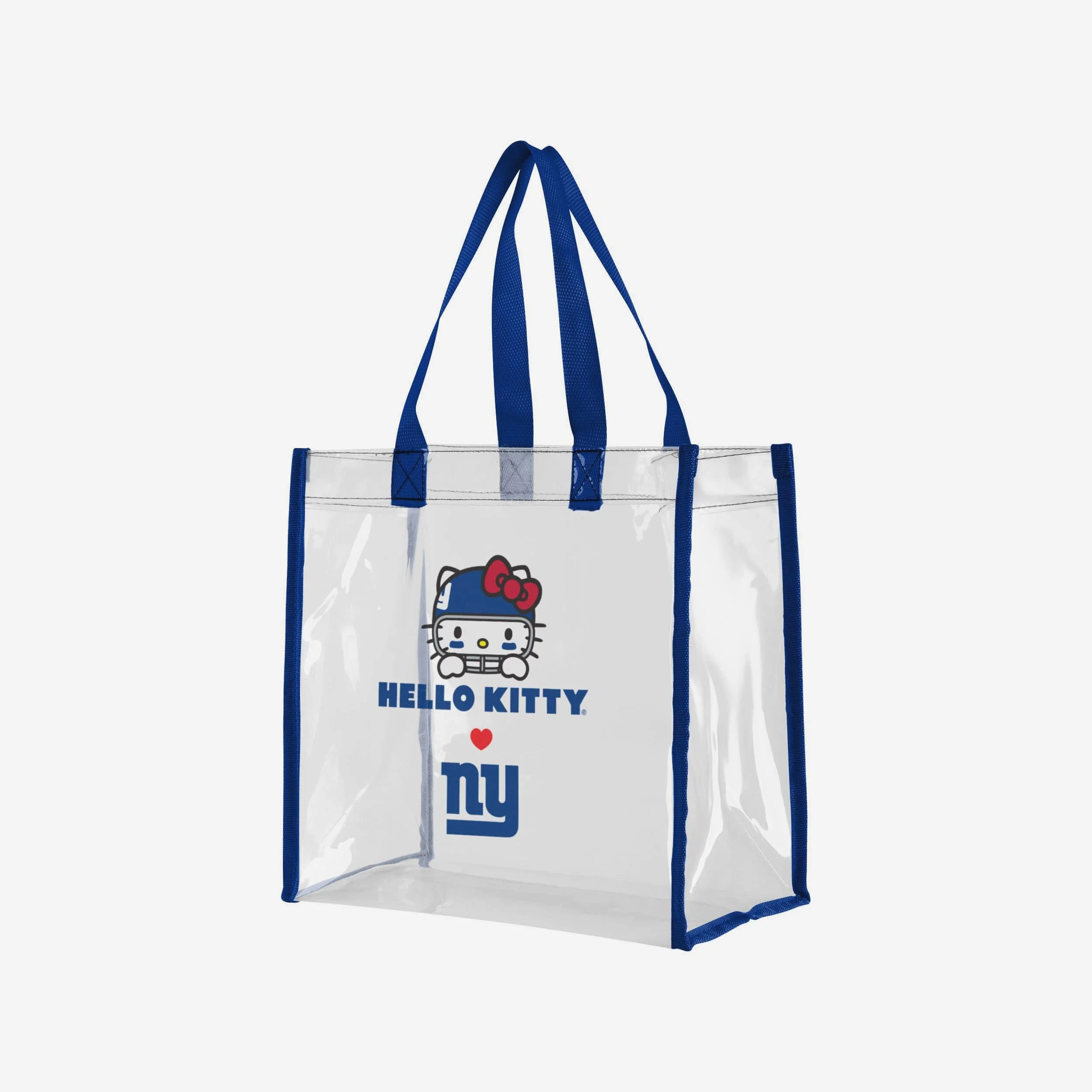 New York Giants Hello Kitty® Clear Tote Bag 2 New York Giants Hello Kitty® Clear Tote Bag
