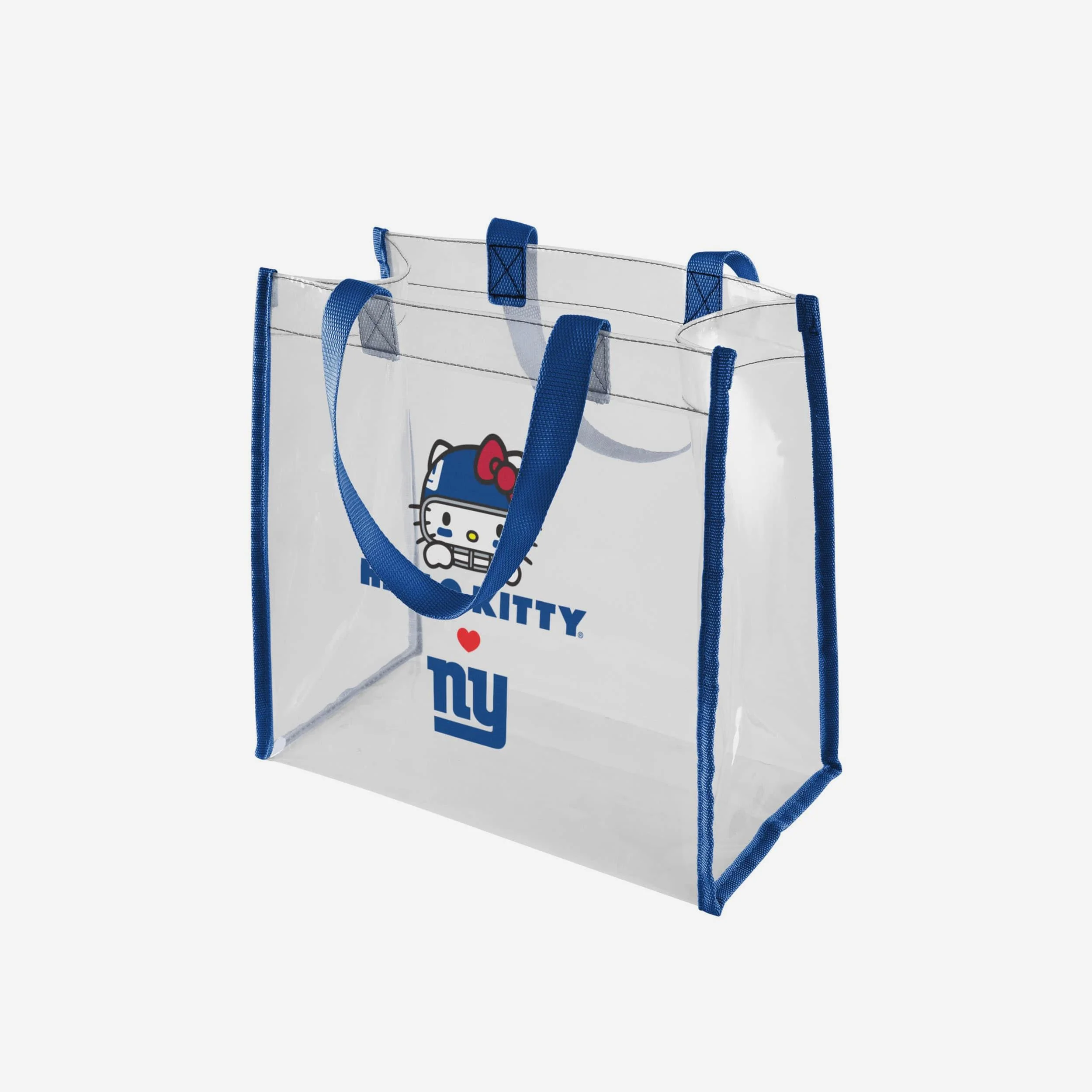New York Giants Hello Kitty® Clear Tote Bag 3 New York Giants Hello Kitty® Clear Tote Bag