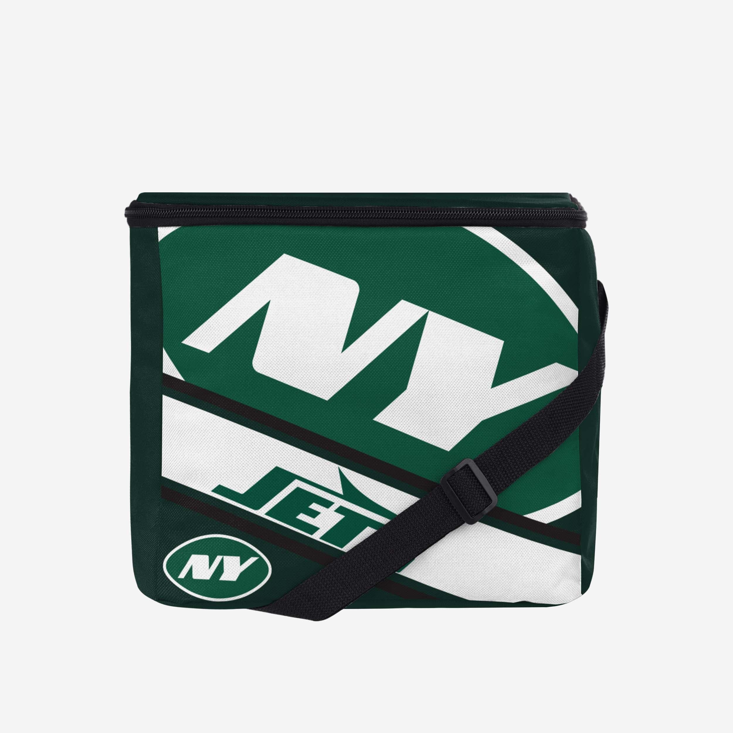 New York Jets Big Logo Stripe 12 Pack Cooler