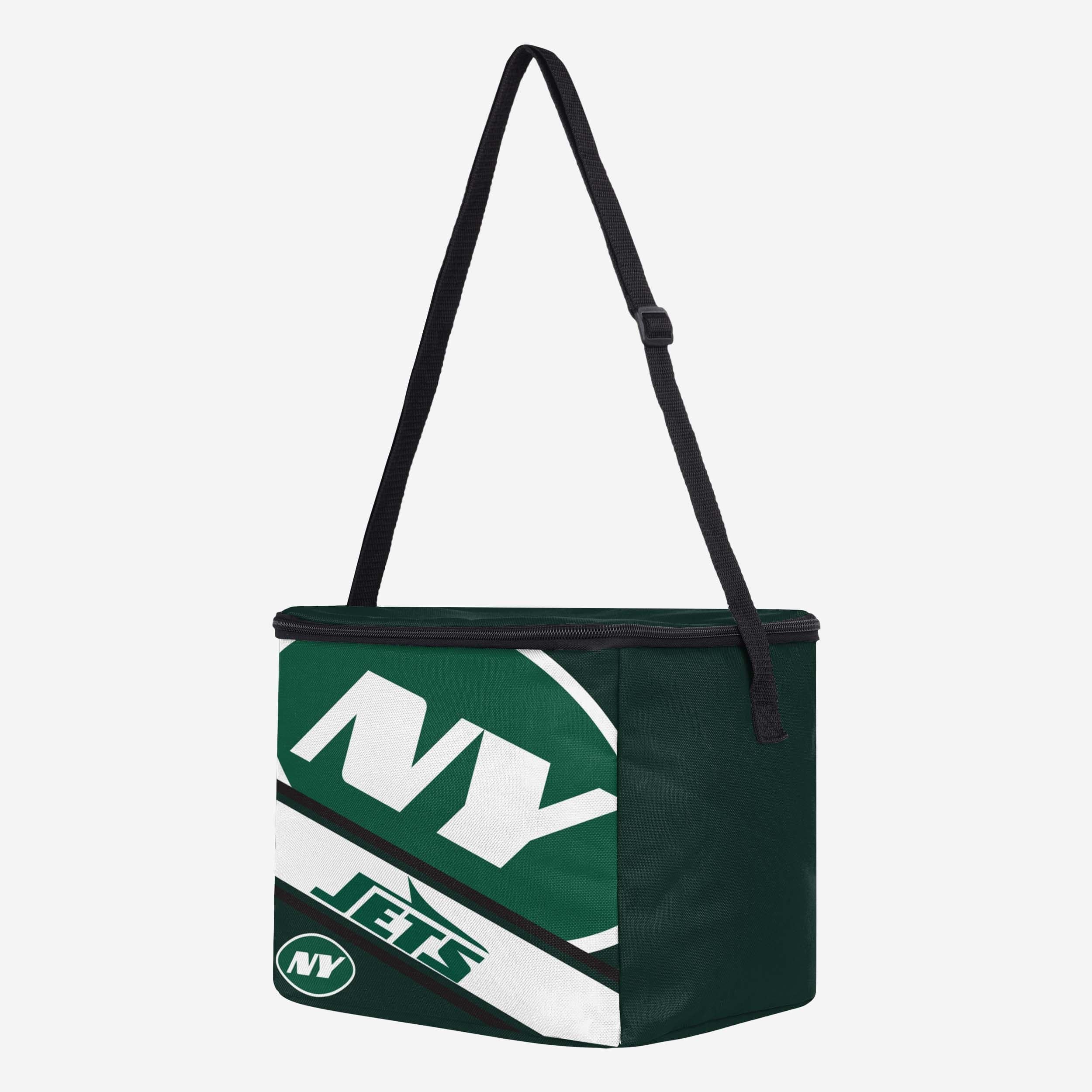 New York Jets Big Logo Stripe 12 Pack Cooler 2 New York Jets Big Logo Stripe 12 Pack Cooler