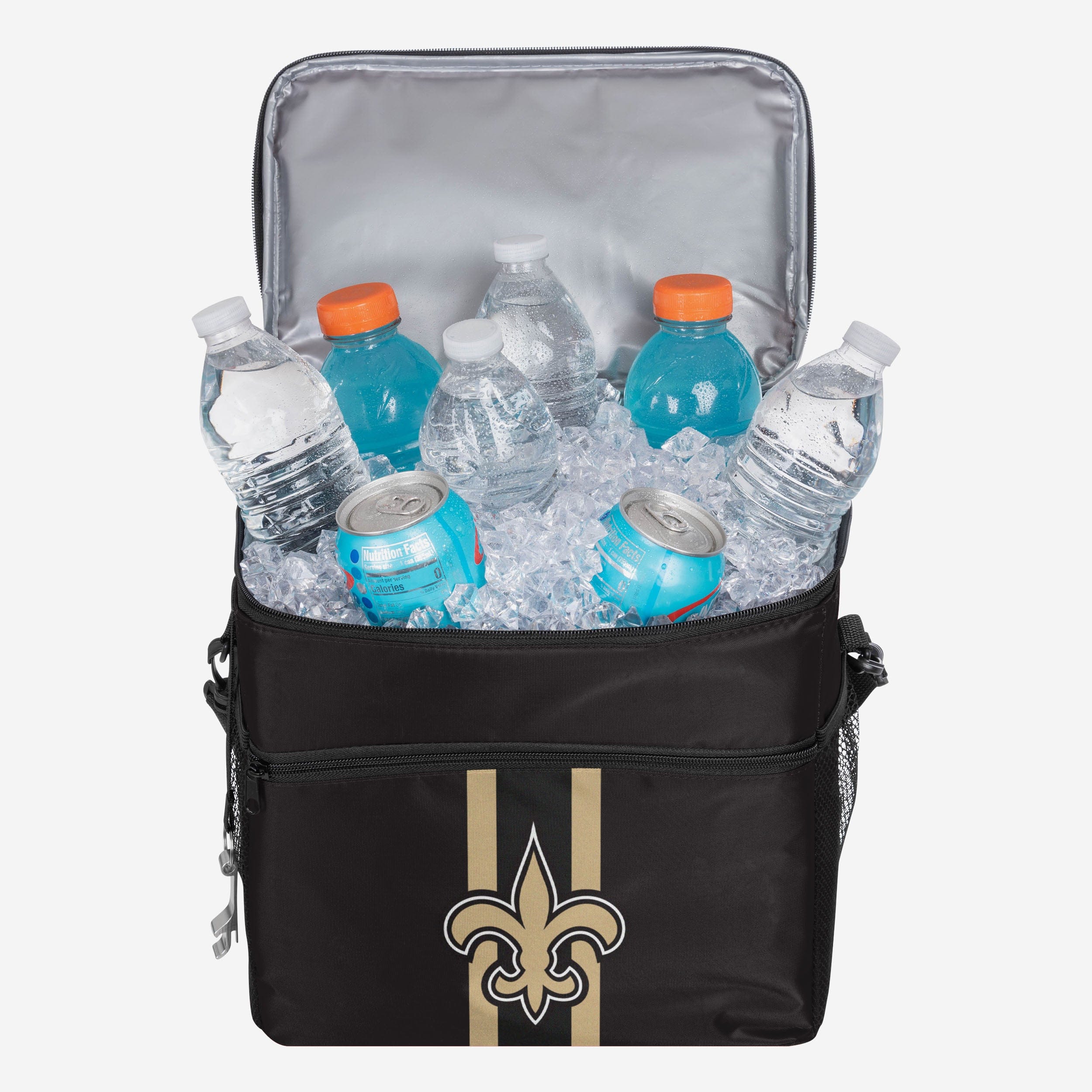 New Orleans Saints Team Stripe Tailgate 24 Pack Cooler 3 New Orleans Saints Team Stripe Tailgate 24 Pack Cooler