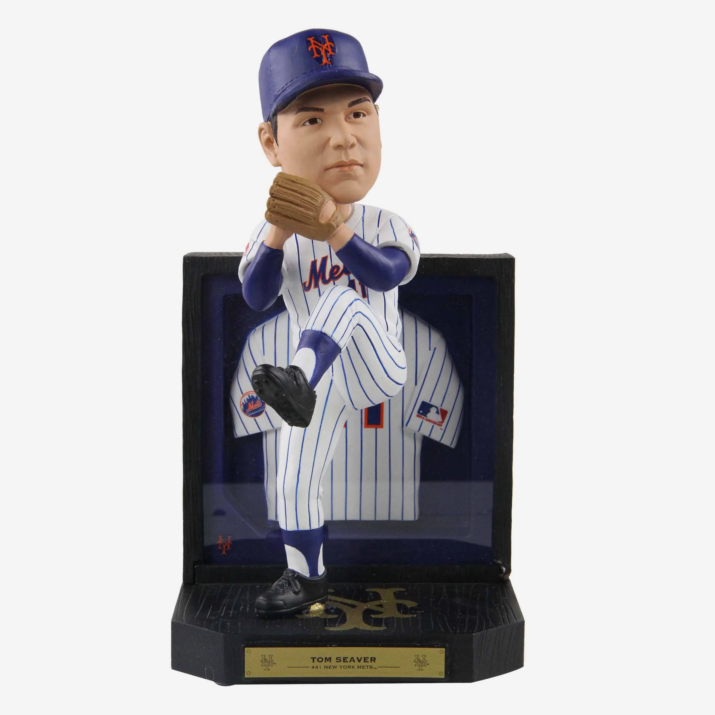 Tom Seaver New York Mets Framed Showcase Bobblehead