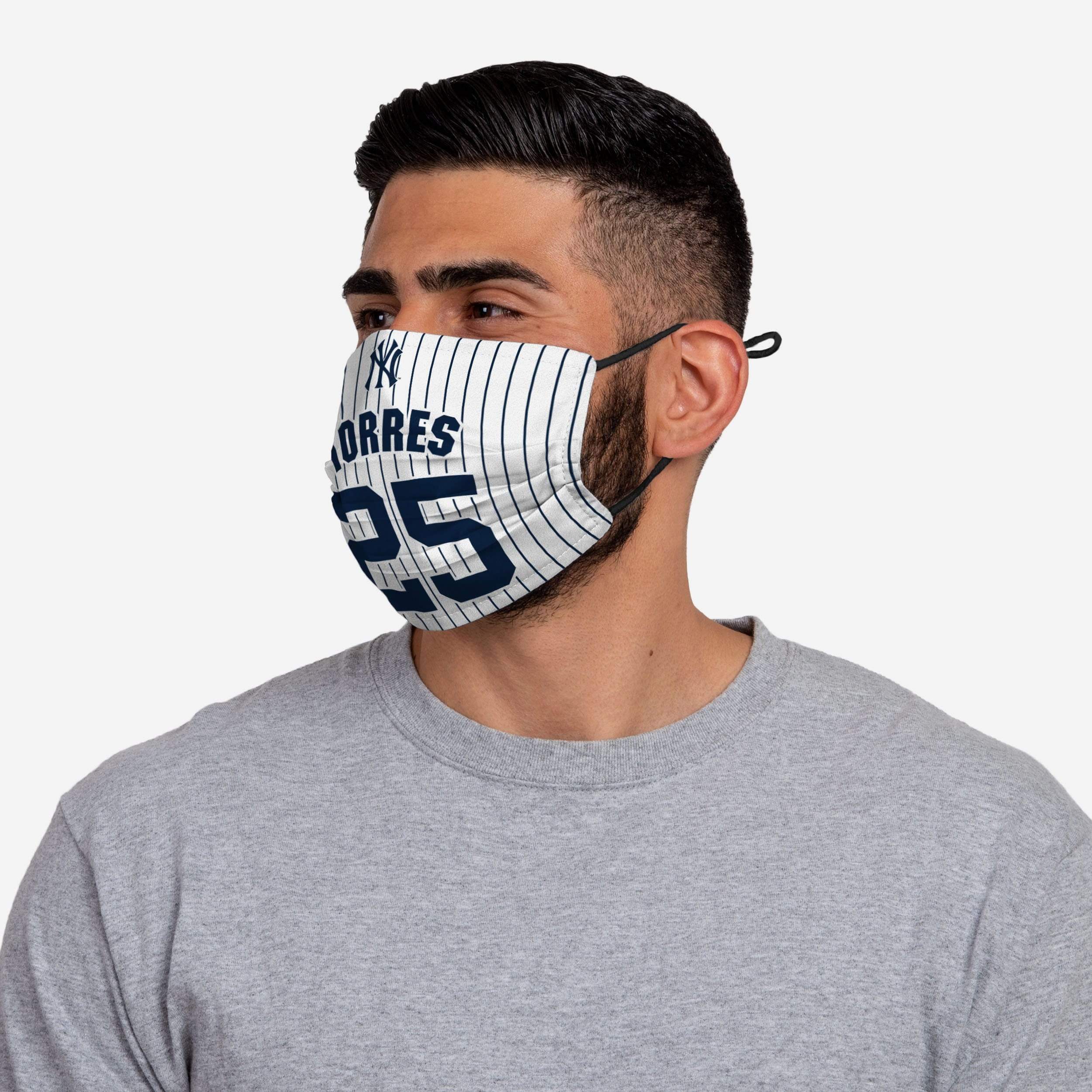 Gleyber Torres New York Yankees Adjustable Face Cover 3 Gleyber Torres New York Yankees Adjustable Face Cover