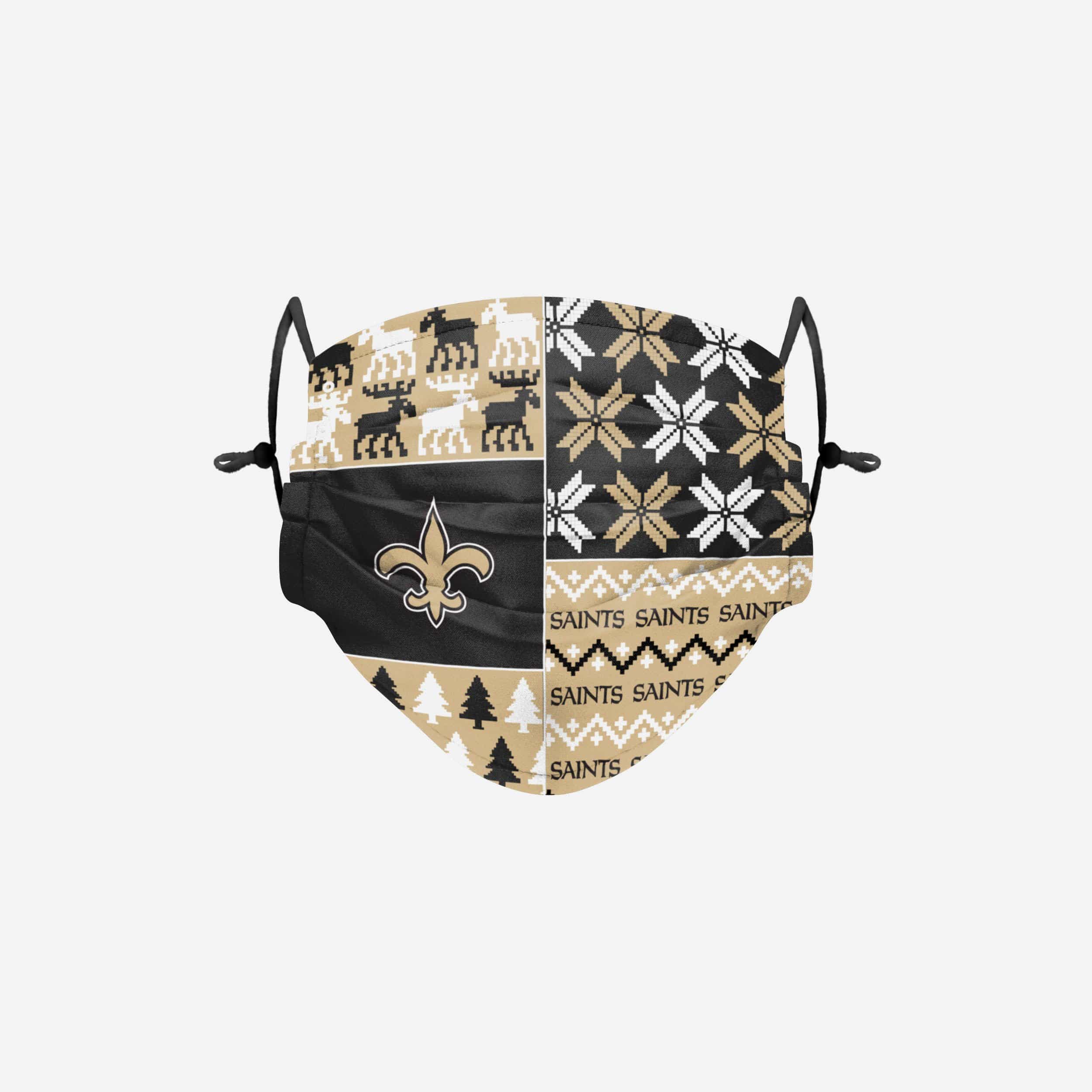 New Orleans Saints Busy Block Adjustable Face Cover