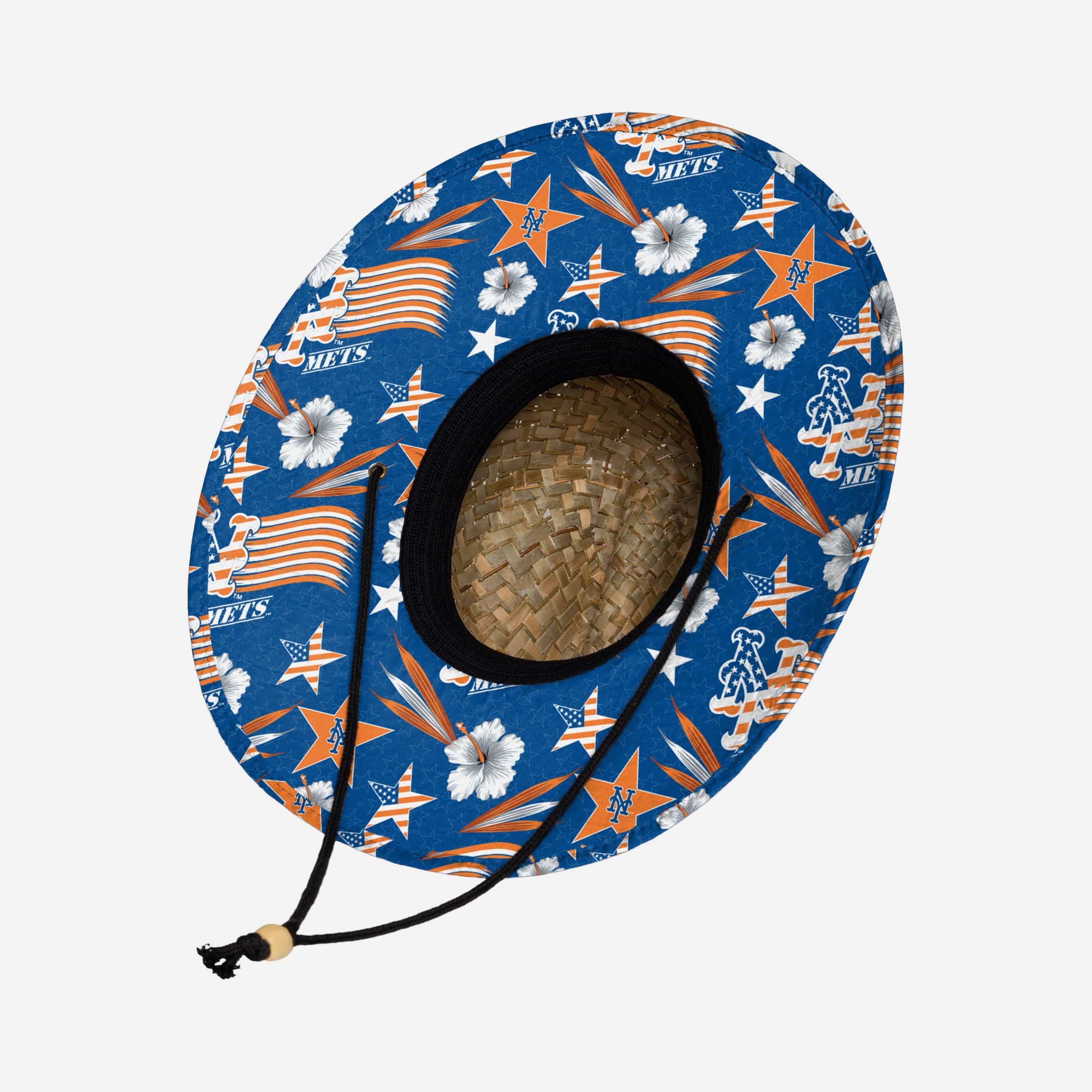 New York Mets Americana Straw Hat 2 New York Mets Americana Straw Hat