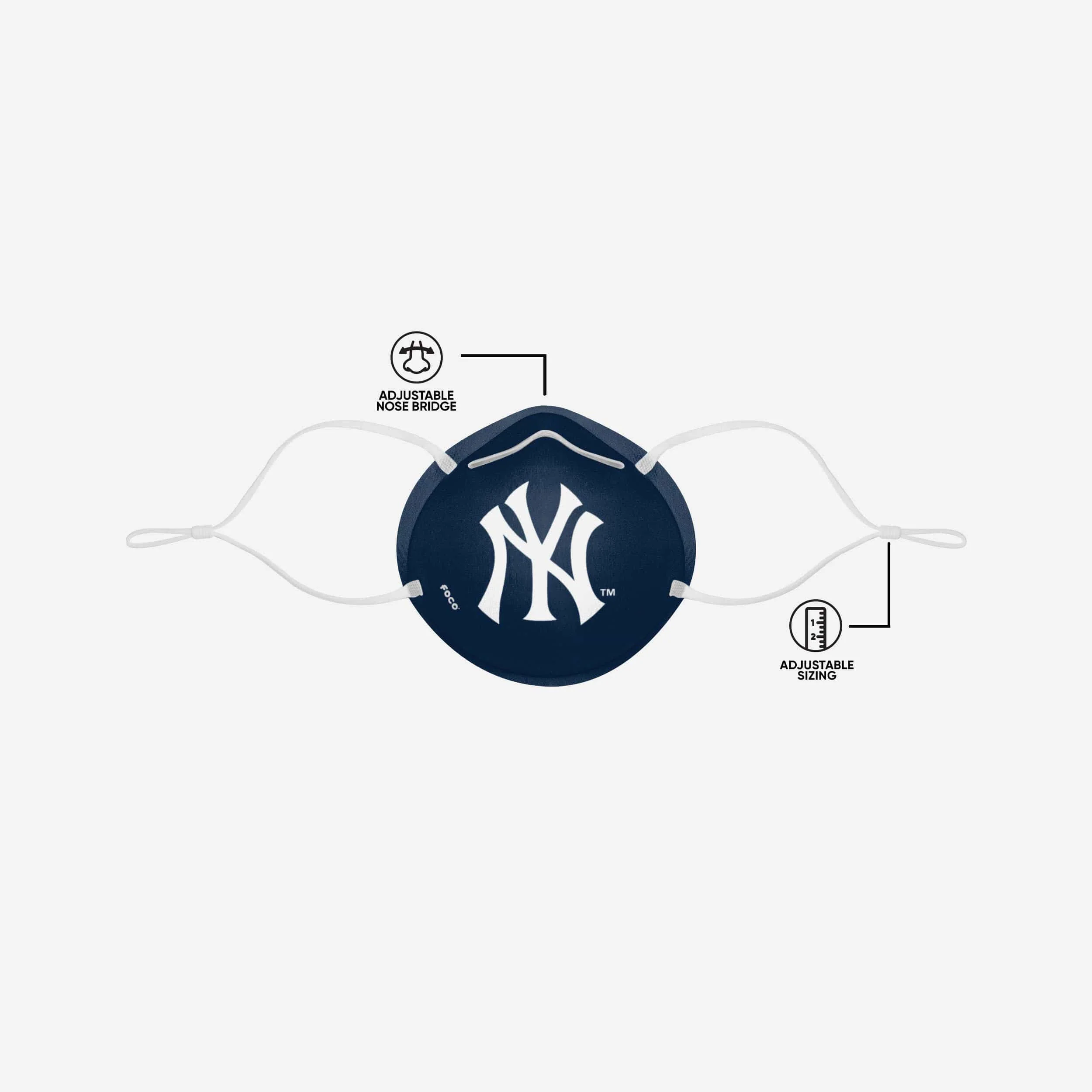 New York Yankees Big Logo Cone Face Cover 3 New York Yankees Big Logo Cone Face Cover