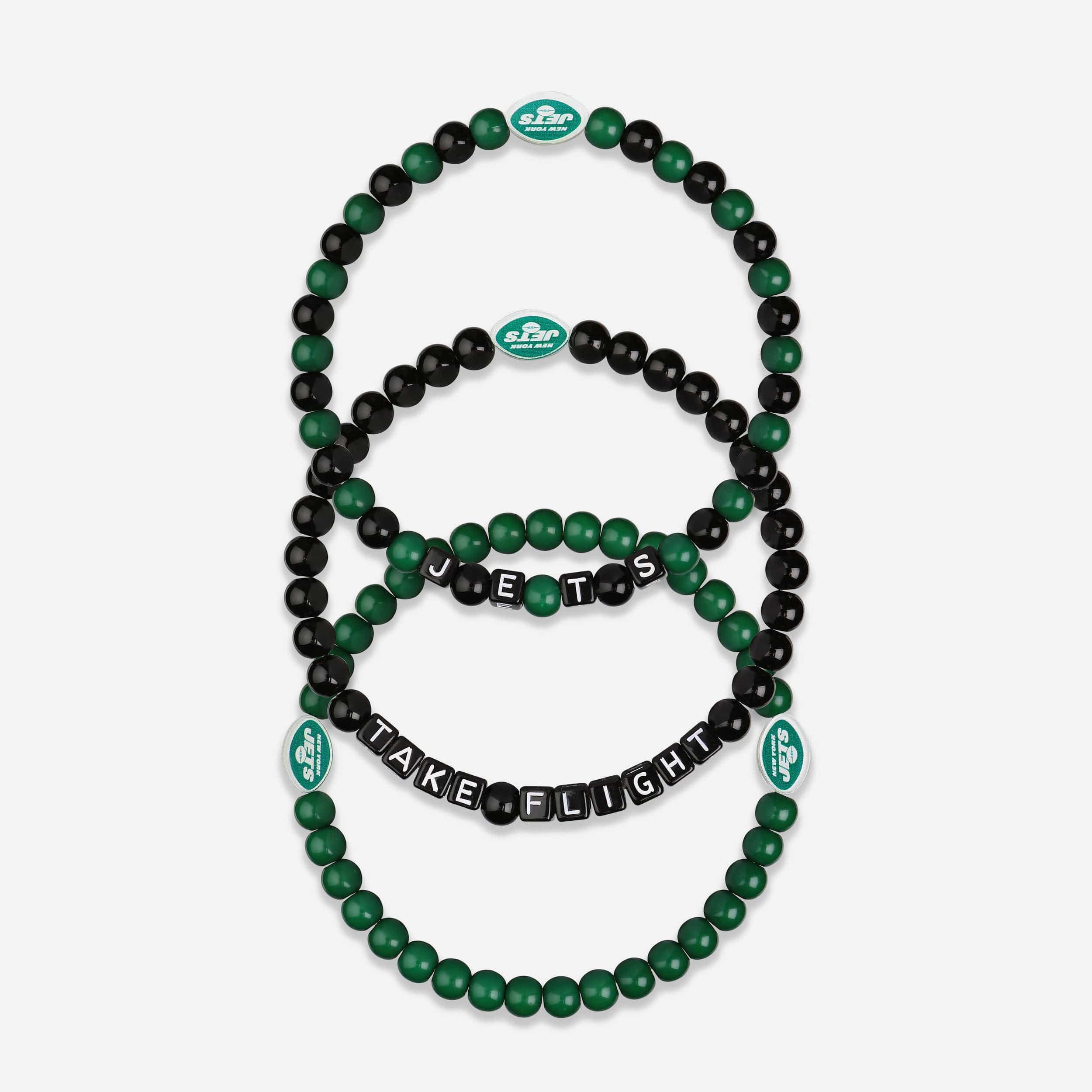 New York Jets 3 Pack Beaded Friendship Bracelet