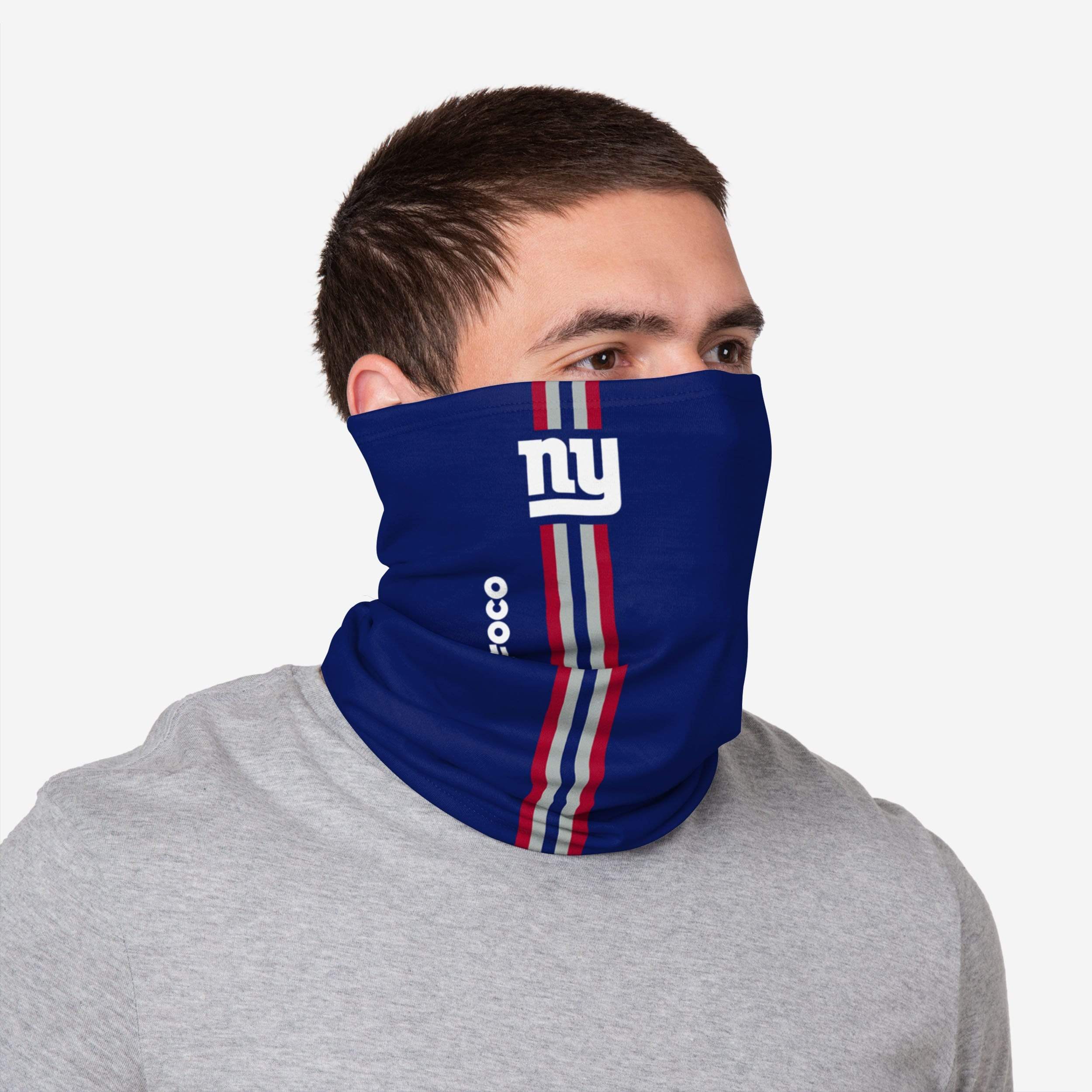 New York Giants On-Field Sideline Logo Gaiter Scarf 3 New York Giants On-Field Sideline Logo Gaiter Scarf