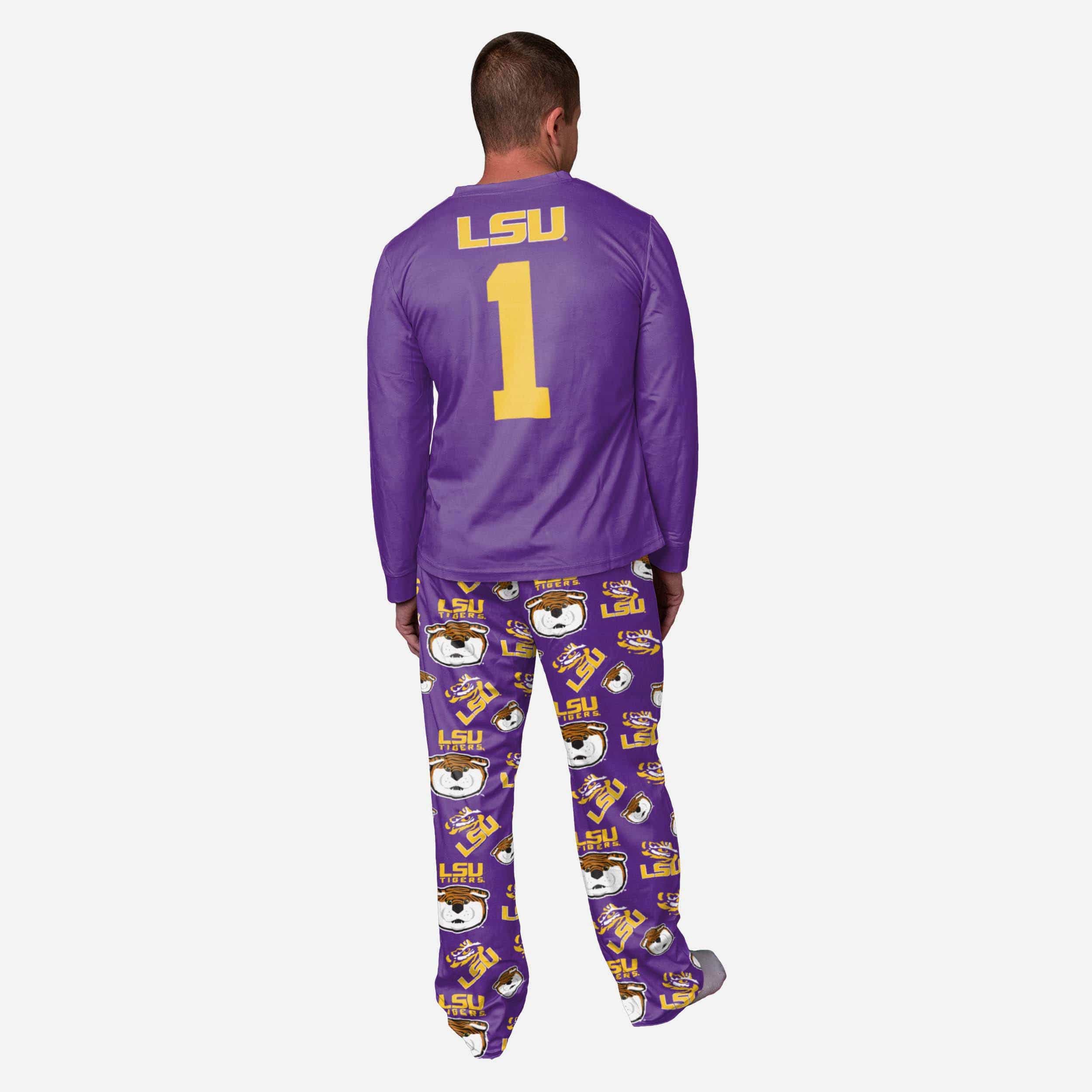 Mike the Tiger LSU Tigers Mascot Pajamas 2 Mike the Tiger LSU Tigers Mascot Pajamas