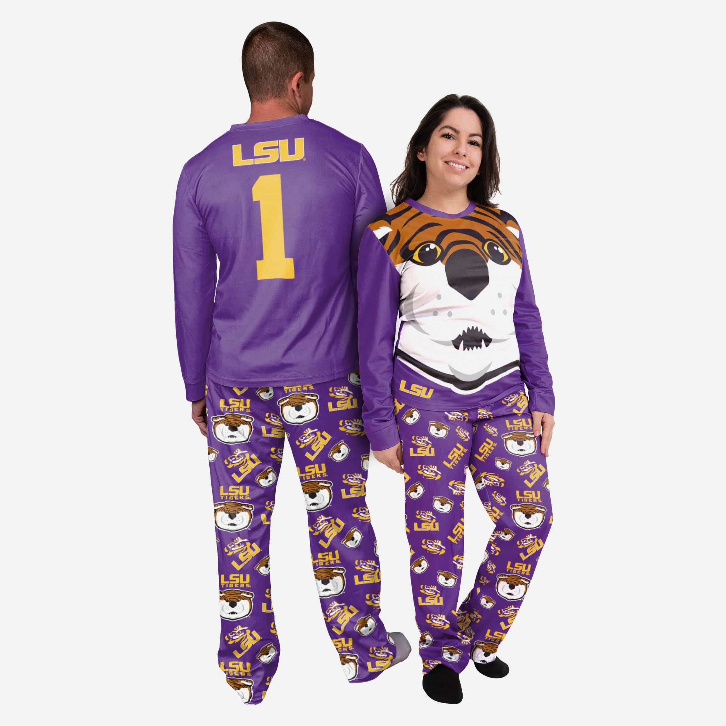 Mike the Tiger LSU Tigers Mascot Pajamas 3 Mike the Tiger LSU Tigers Mascot Pajamas