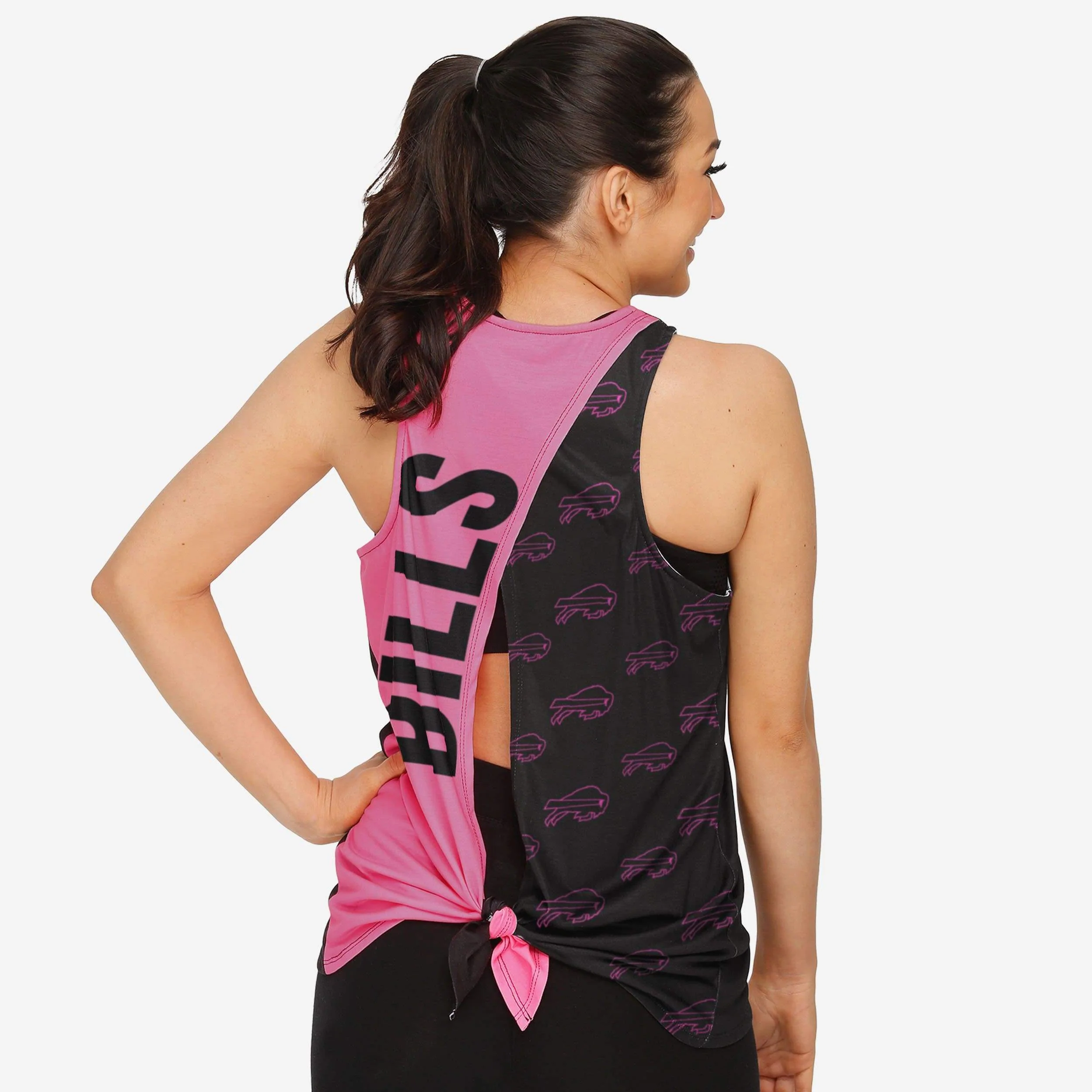 Buffalo Bills Womens Highlights Tie-Breaker Sleeveless Top 1 Buffalo Bills Womens Highlights Tie-Breaker Sleeveless Top