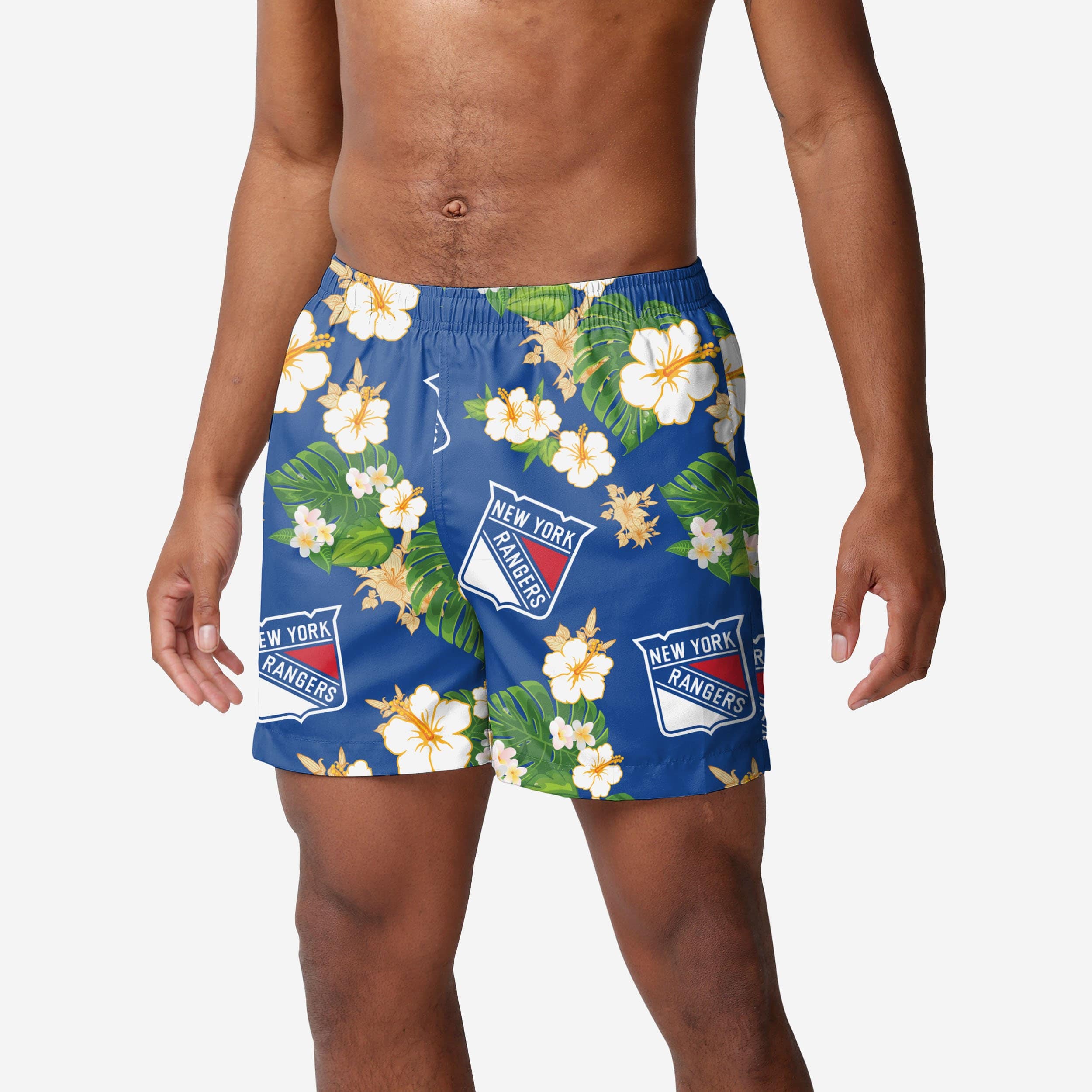 New York Rangers Floral Swimming Trunks 1 New York Rangers Floral Swimming Trunks