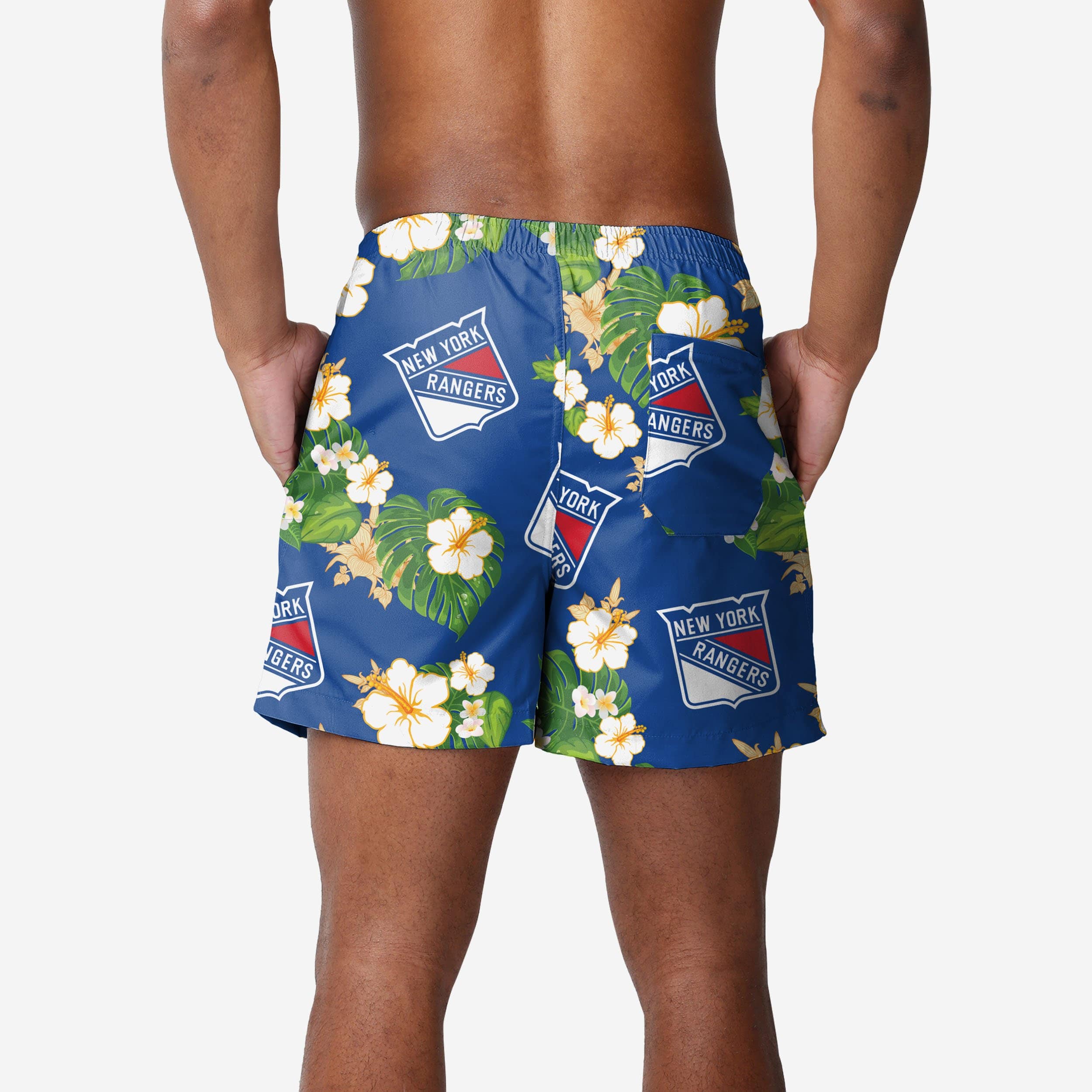 New York Rangers Floral Swimming Trunks 2 New York Rangers Floral Swimming Trunks