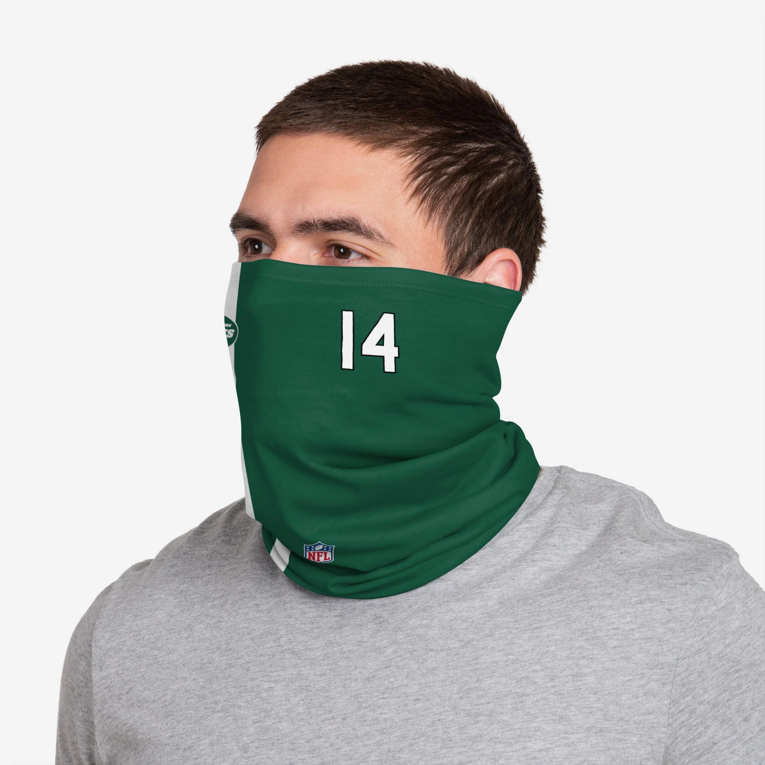 Sam Darnold New York Jets On-Field Sideline Gaiter Scarf 3 Sam Darnold New York Jets On-Field Sideline Gaiter Scarf