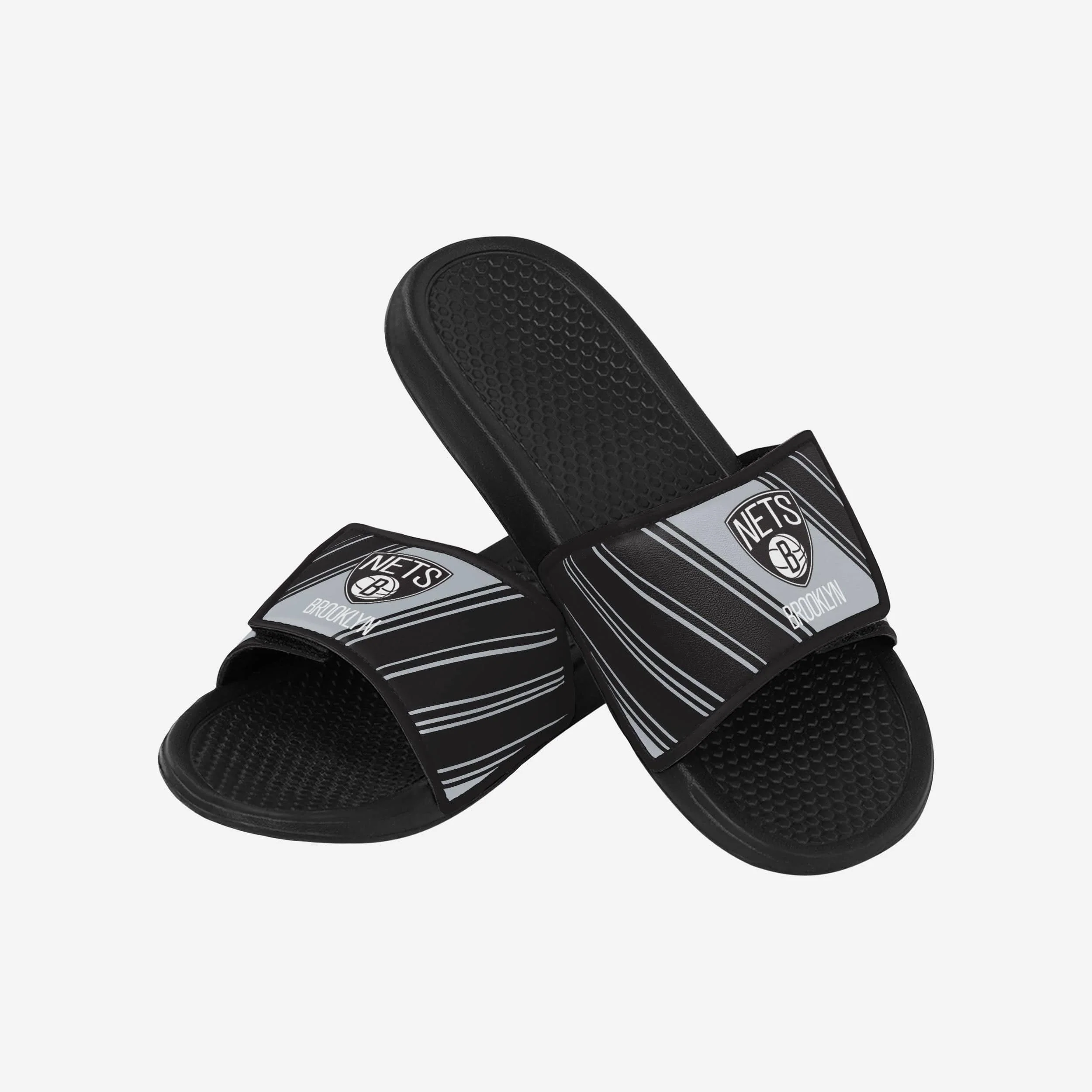 Brooklyn Nets Legacy Velcro Sport Slide 3 Brooklyn Nets Legacy Velcro Sport Slide
