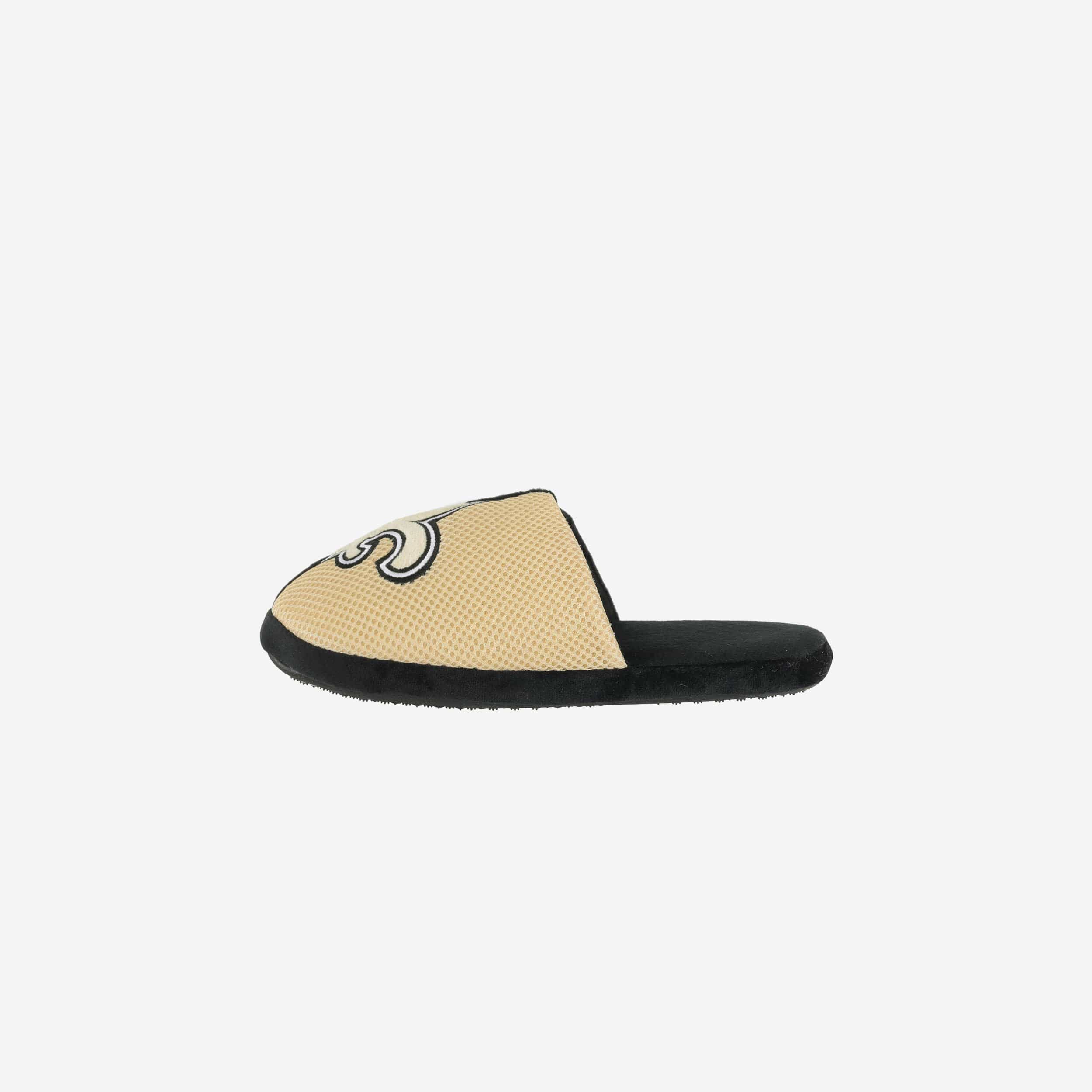 New Orleans Saints Youth Team Logo Staycation Slipper