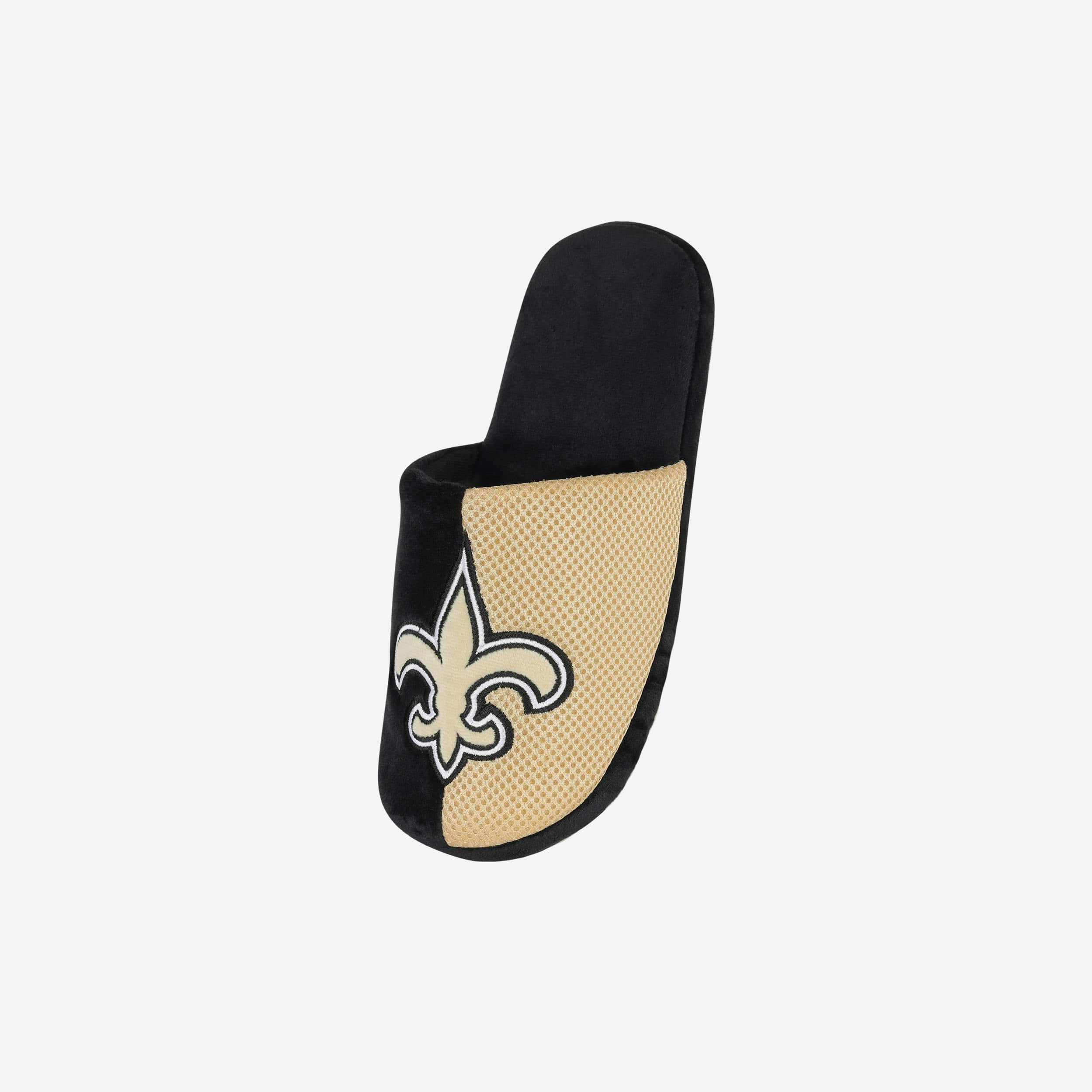 New Orleans Saints Youth Team Logo Staycation Slipper 2 New Orleans Saints Youth Team Logo Staycation Slipper