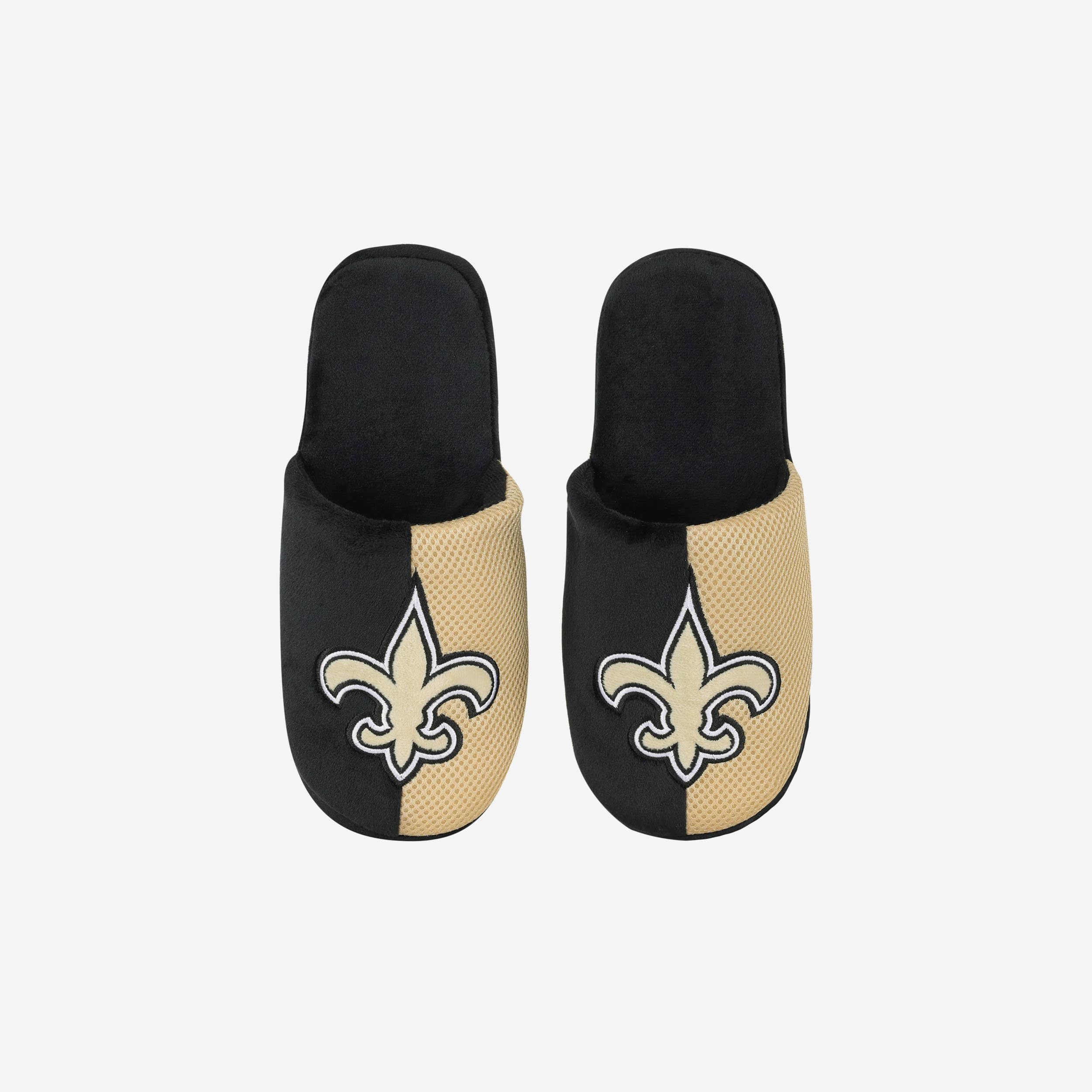 New Orleans Saints Youth Team Logo Staycation Slipper 4 New Orleans Saints Youth Team Logo Staycation Slipper