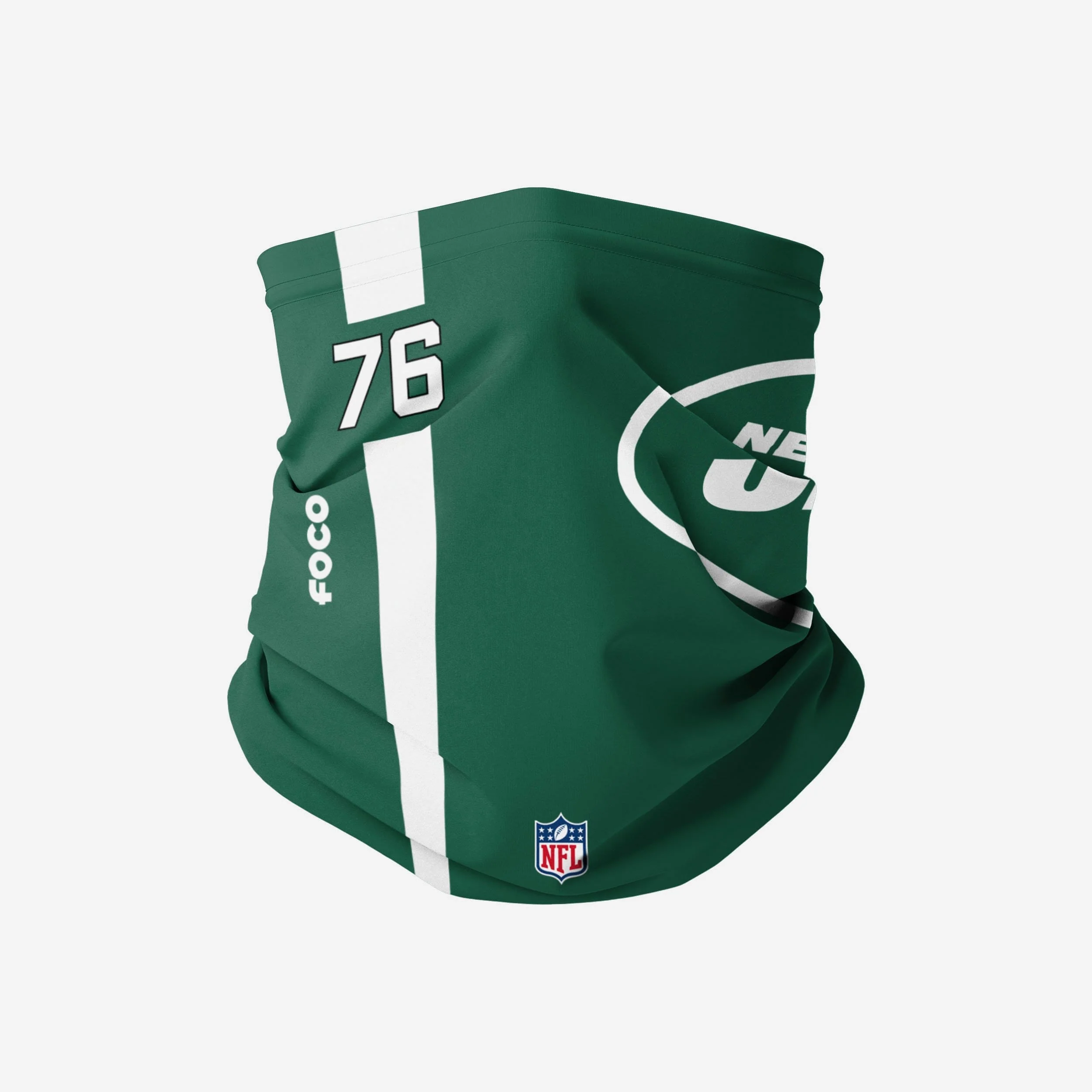 George Fant New York Jets On-Field Sideline Logo Gaiter Scarf