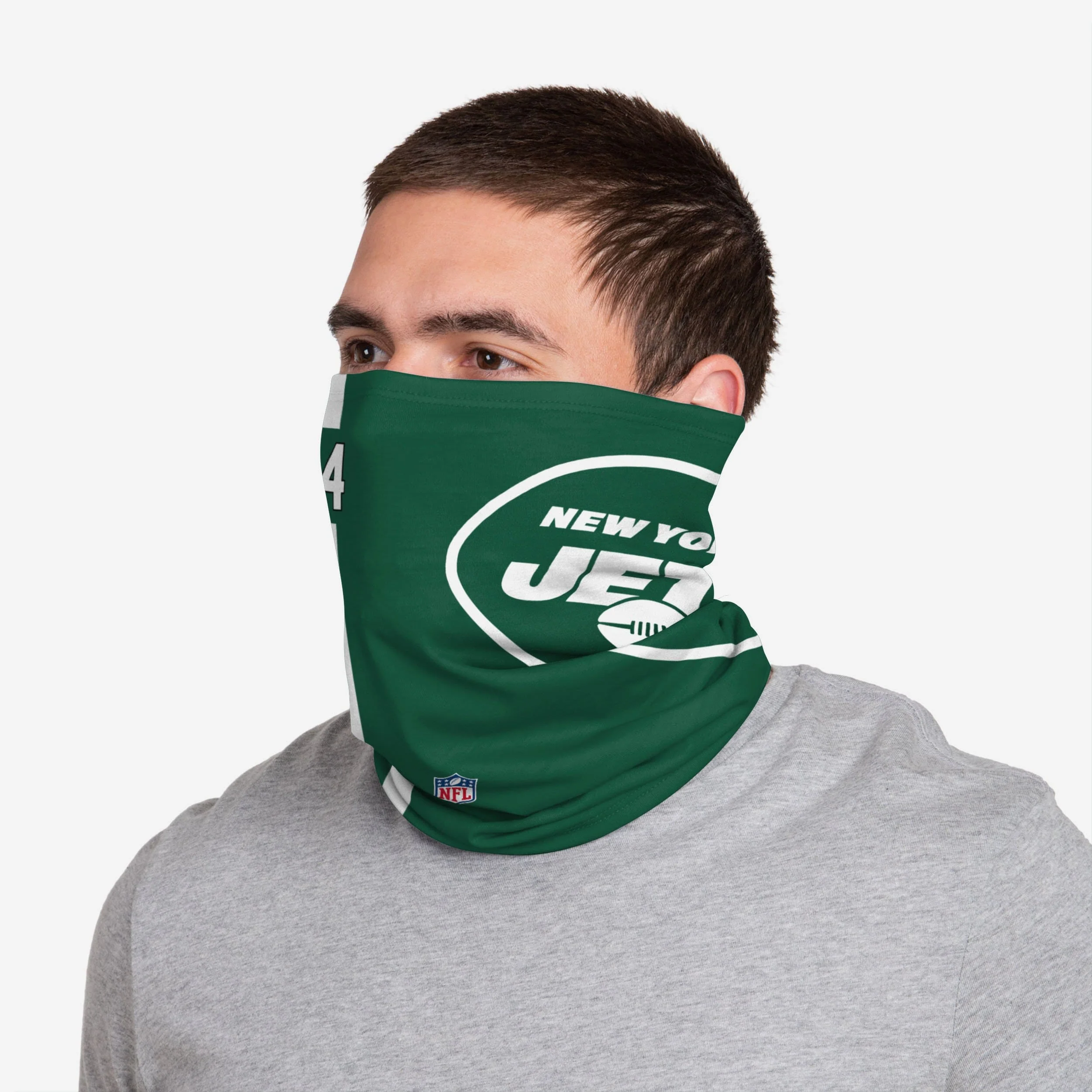 Avery Williamson New York Jets On-Field Sideline Logo Gaiter Scarf 2 Avery Williamson New York Jets On-Field Sideline Logo Gaiter Scarf