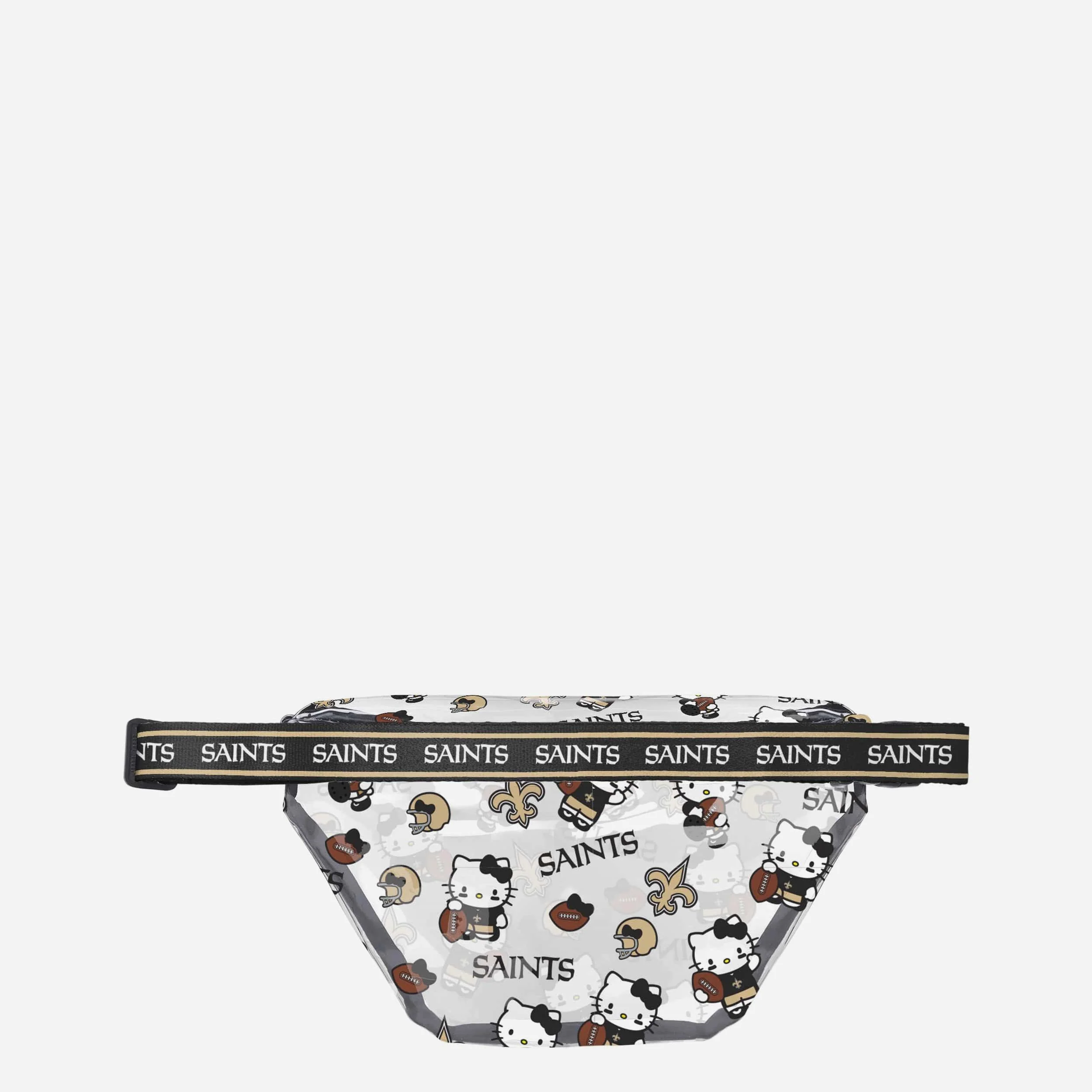 New Orleans Saints Hello Kitty® Clear Fanny Pack 2 New Orleans Saints Hello Kitty® Clear Fanny Pack