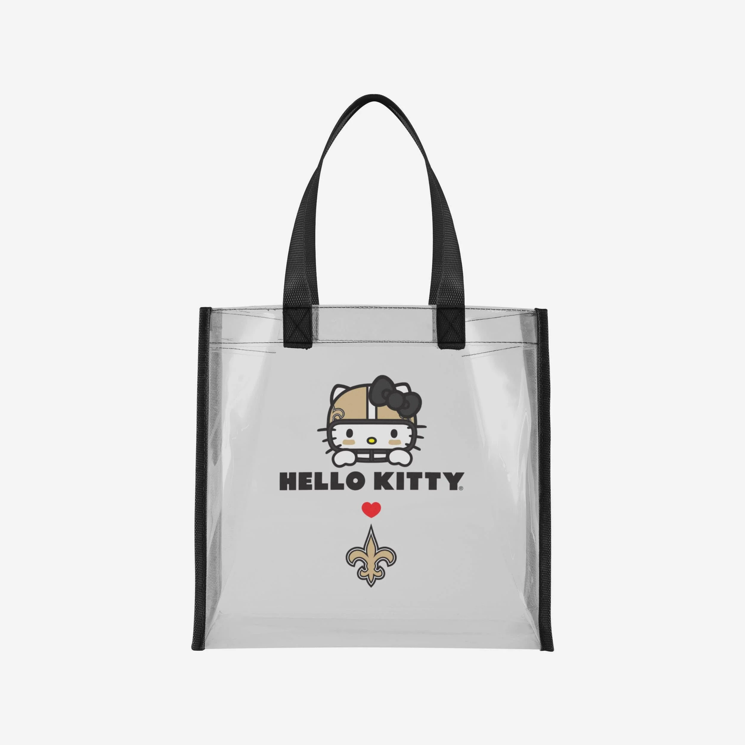 New Orleans Saints Hello Kitty® Clear Tote Bag