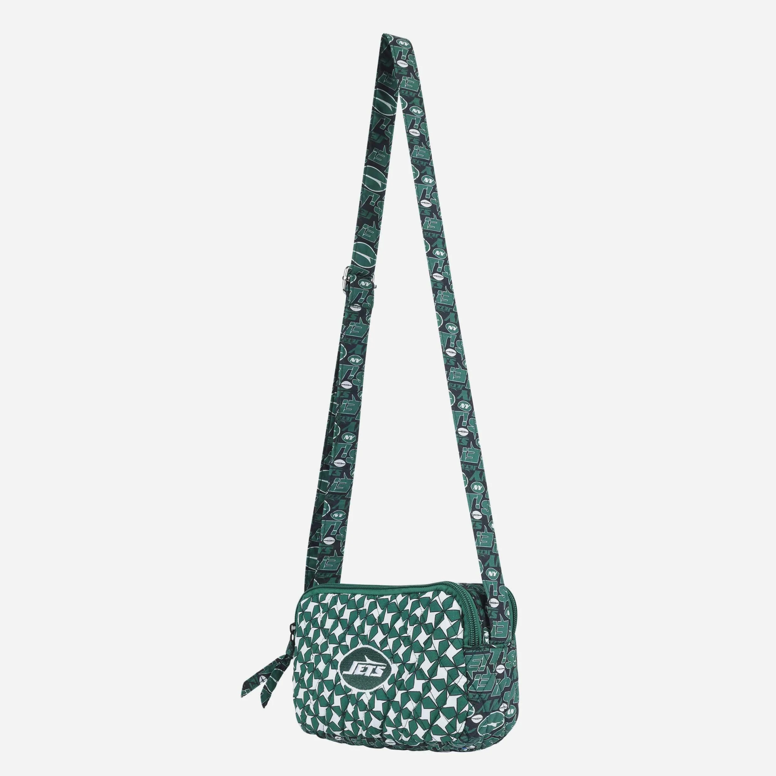 New York Jets Quilted Crossbody Bag 3 New York Jets Quilted Crossbody Bag