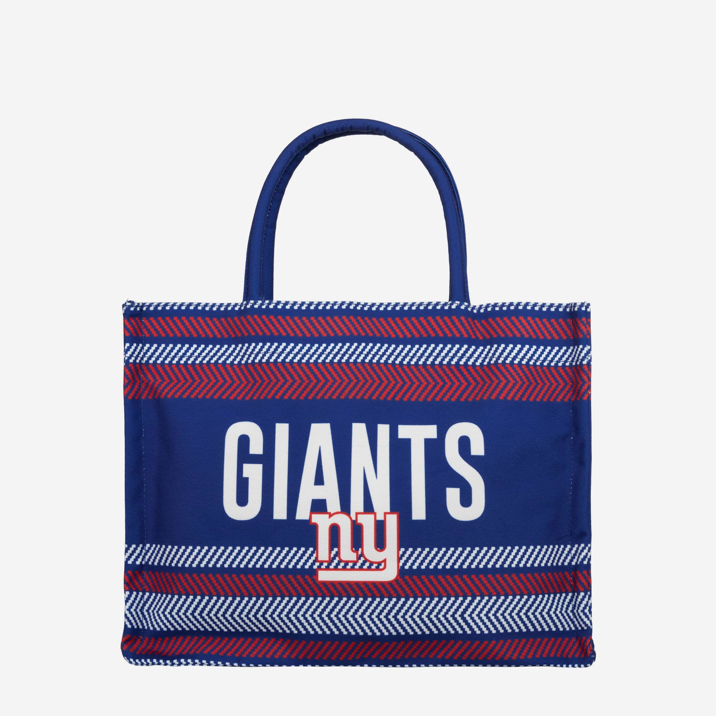 New York Giants Stitch Pattern Canvas Tote Bag 1 New York Giants Stitch Pattern Canvas Tote Bag
