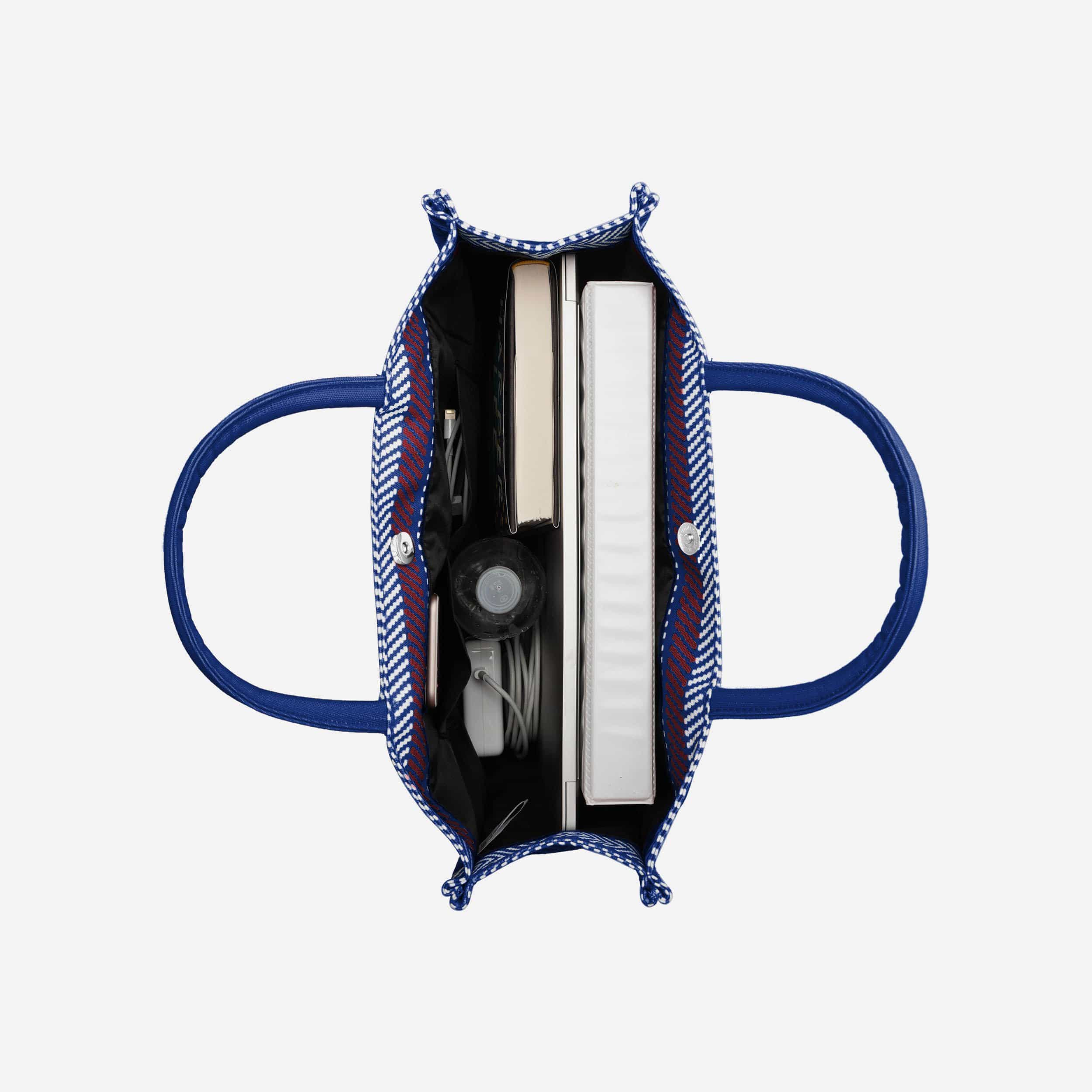 New York Giants Stitch Pattern Canvas Tote Bag 4 New York Giants Stitch Pattern Canvas Tote Bag