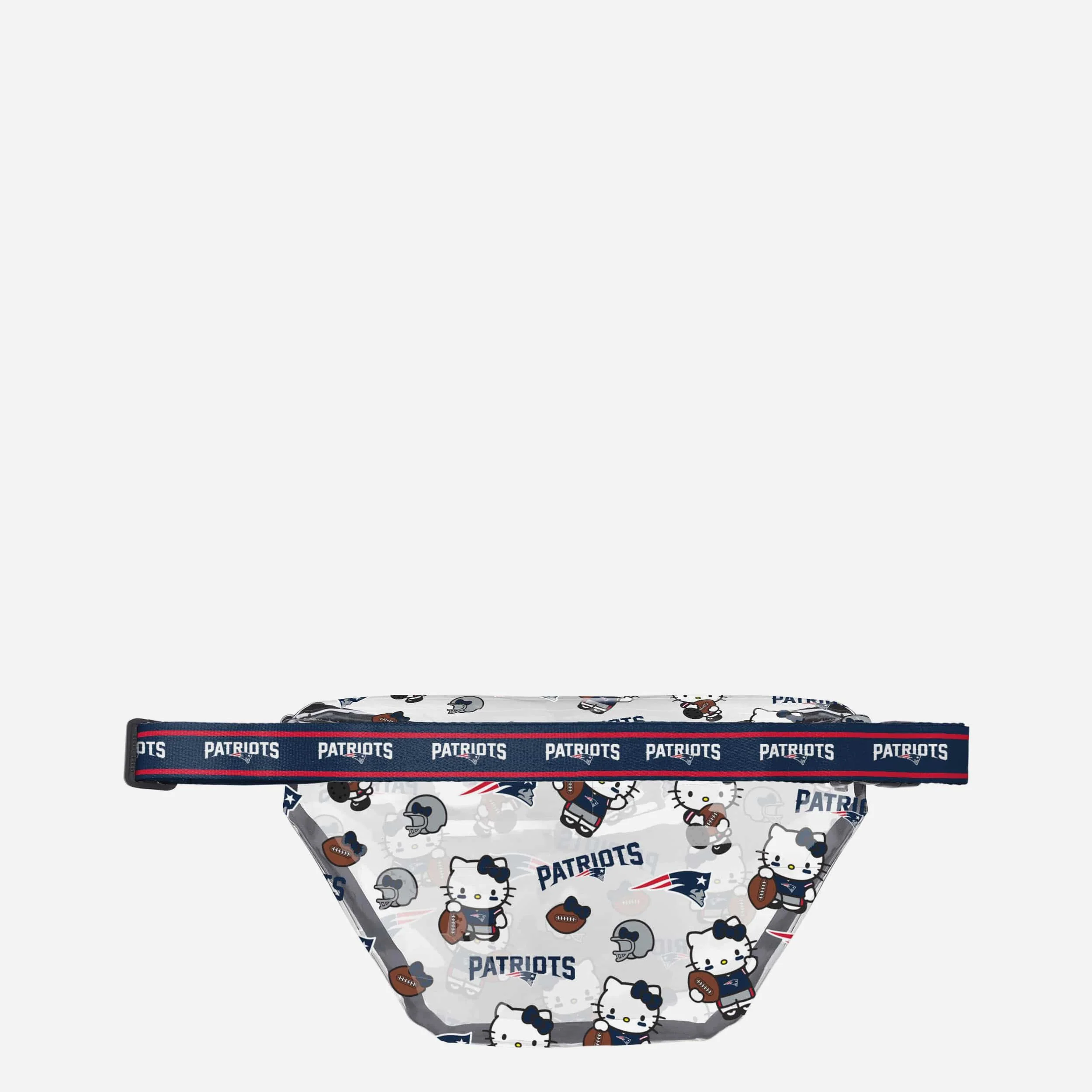 New England Patriots Hello Kitty® Clear Fanny Pack 2 New England Patriots Hello Kitty® Clear Fanny Pack