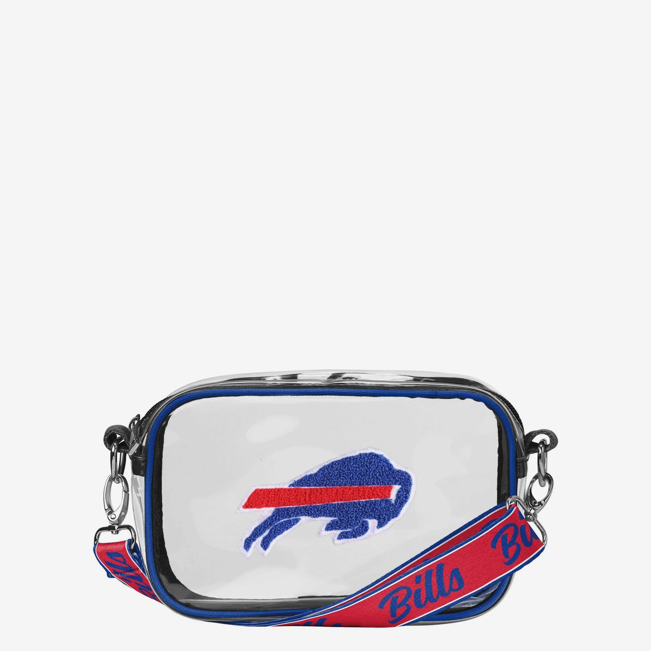 Buffalo Bills Chenille Logo Clear Crossbody Bag