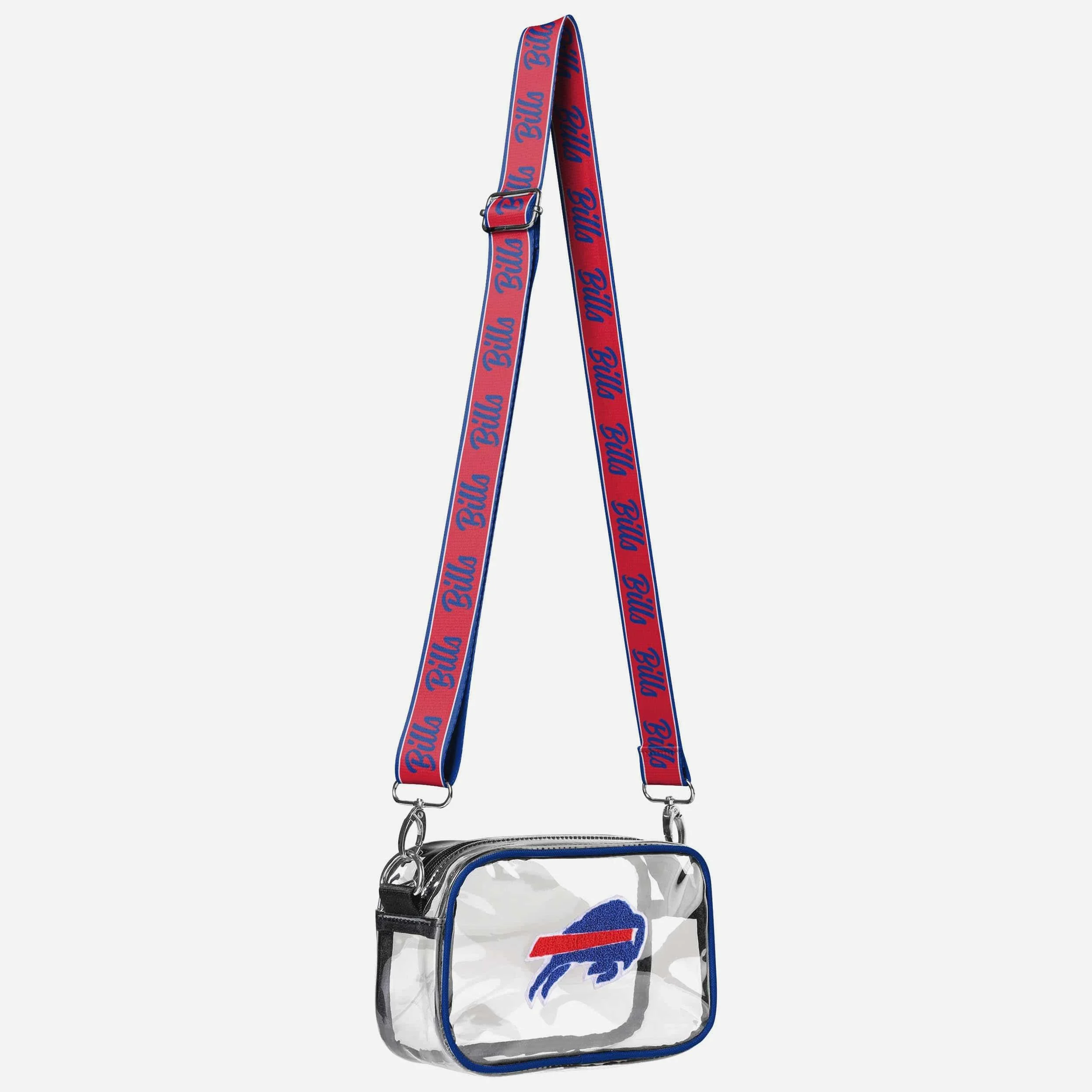 Buffalo Bills Chenille Logo Clear Crossbody Bag 2 Buffalo Bills Chenille Logo Clear Crossbody Bag